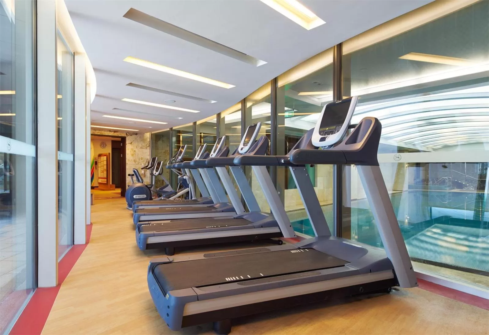 Fitness centre/facilities in Sheraton Qingdao Jiaozhou Hotel
