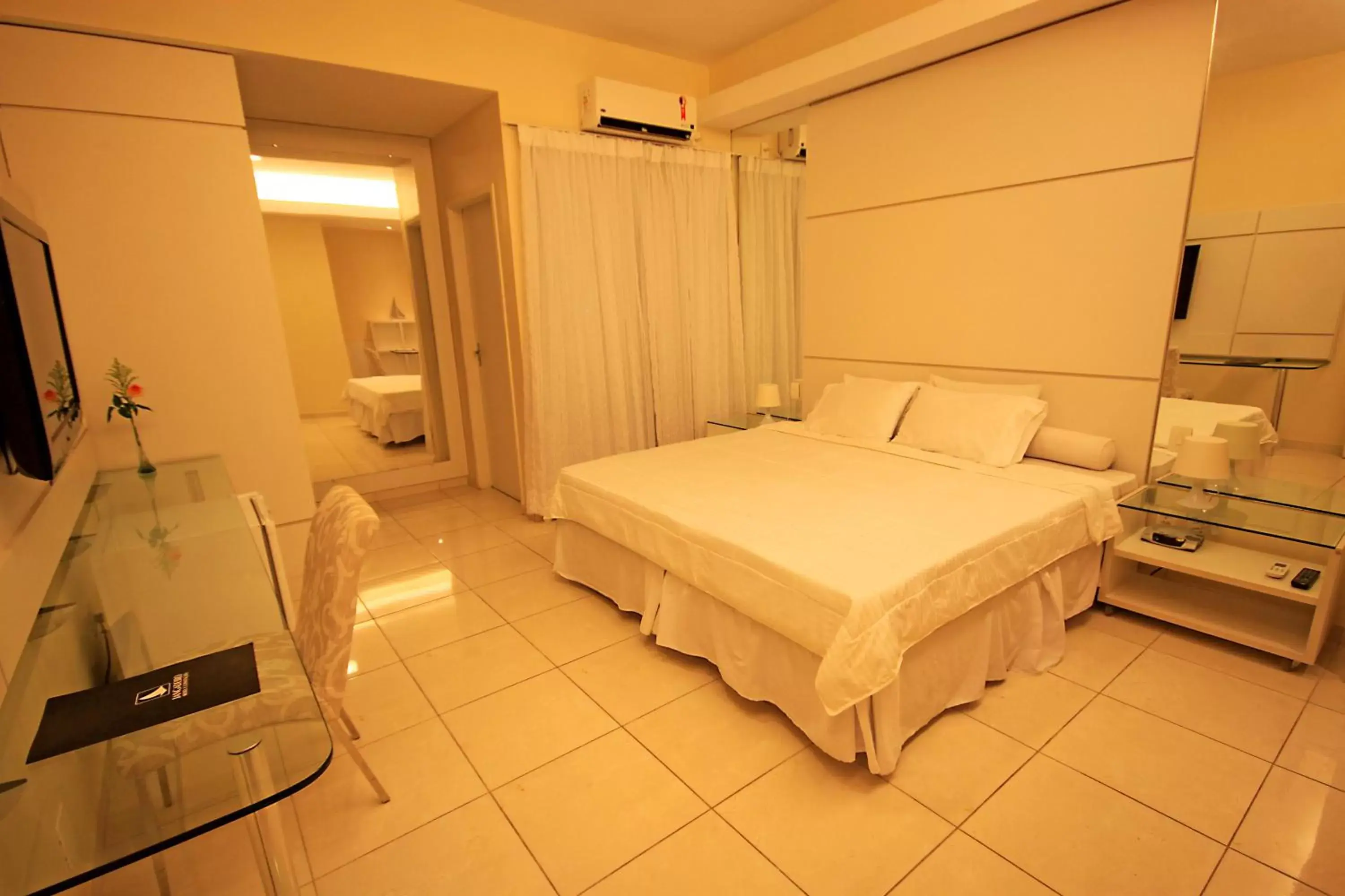 Bed in Hotel Jangadeiro