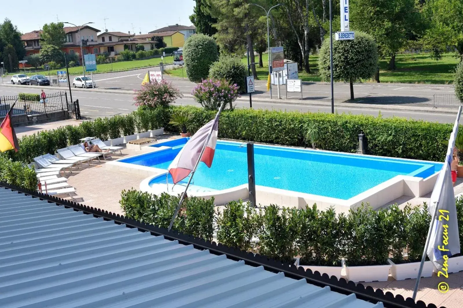 Pool View in Hotel San Benedetto