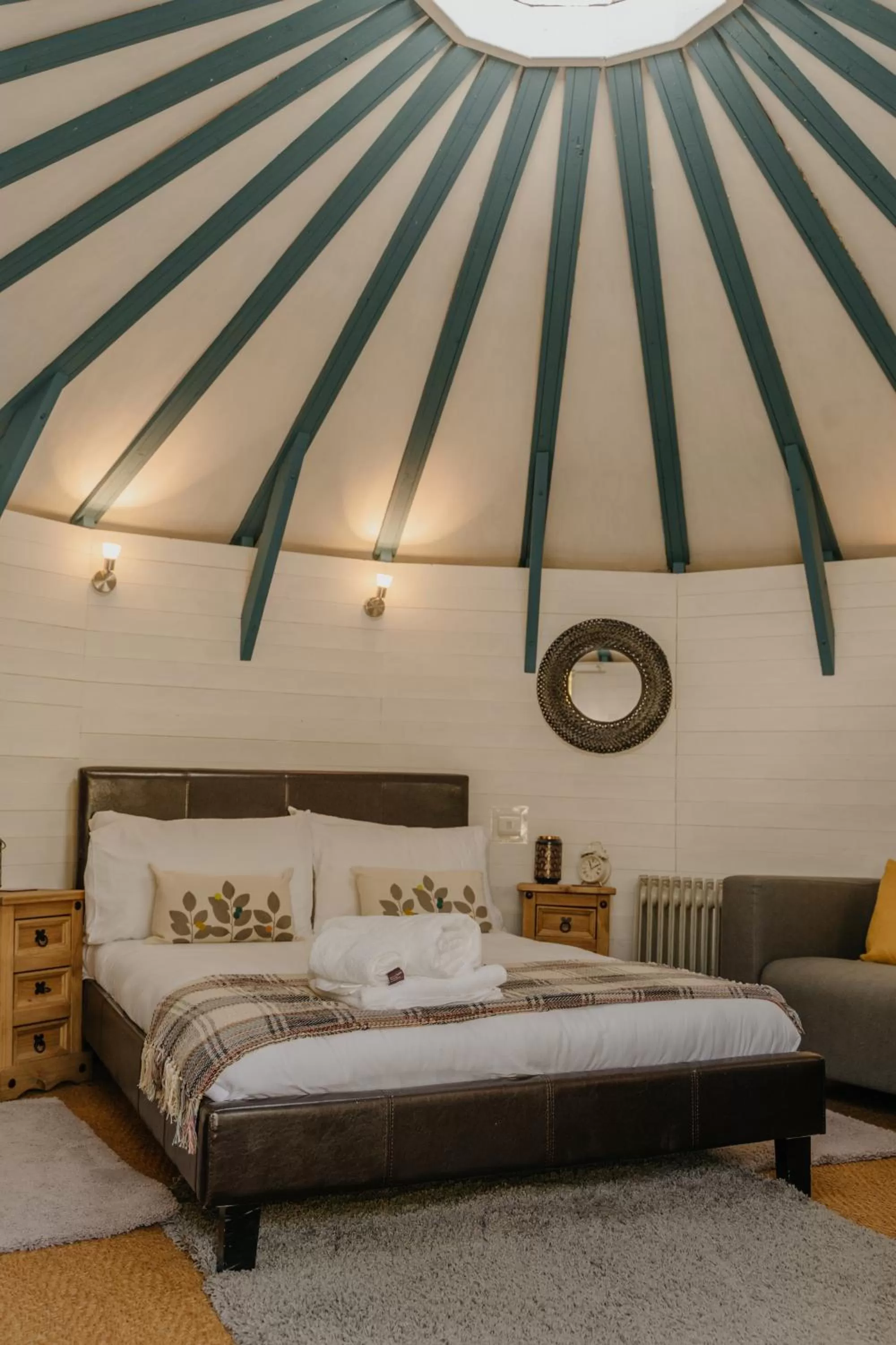 Bed in Little England Retreats - Cottage, Yurt and Shepherd Huts