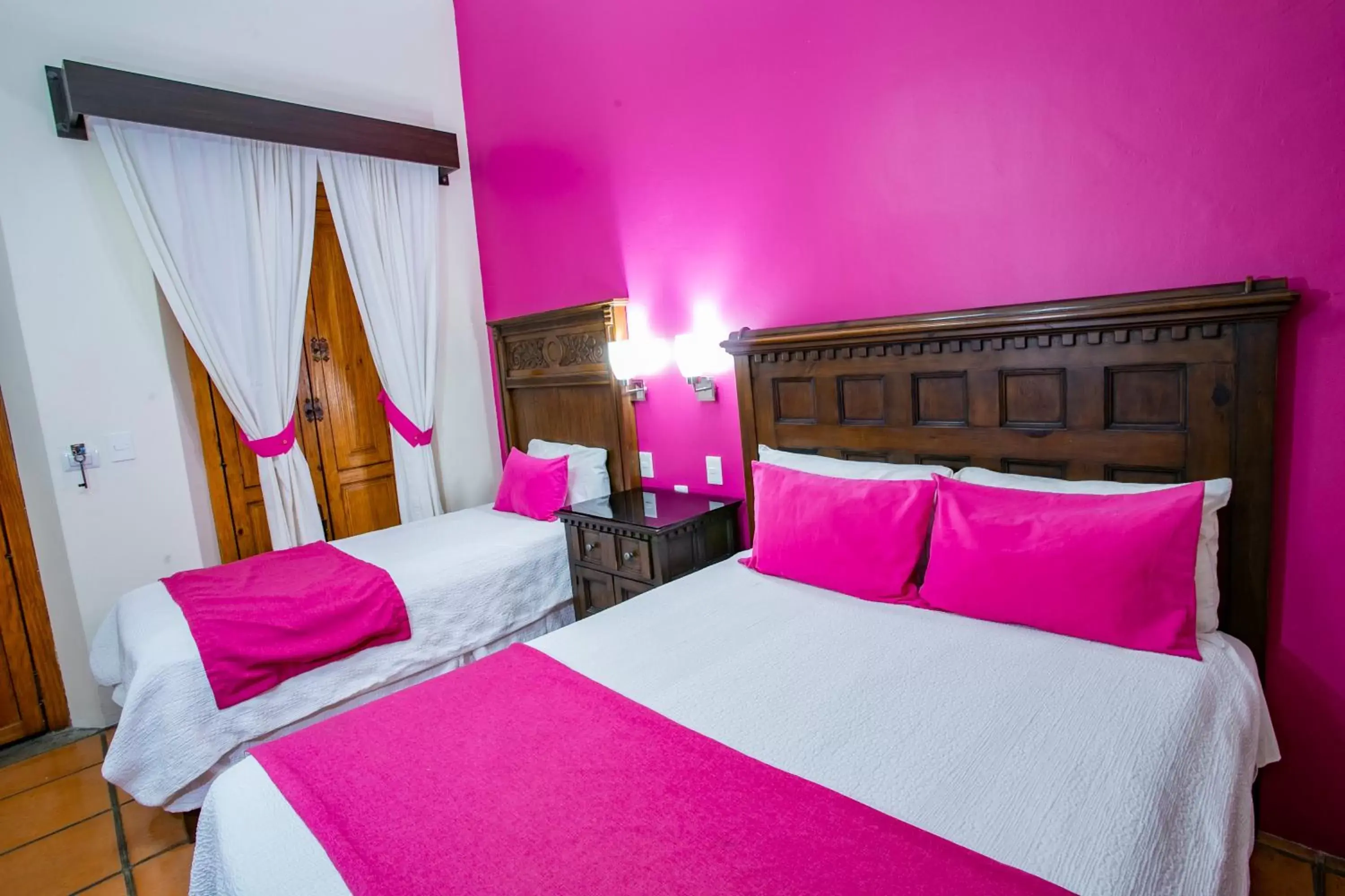 Bed in La Casa de los Patios Hotel & Spa