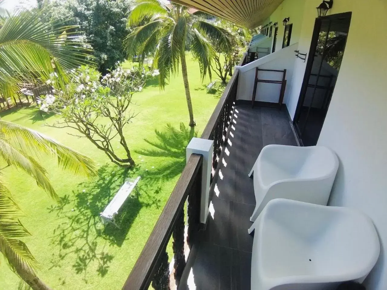 Balcony/Terrace in Dolphin Bay Beach Resort