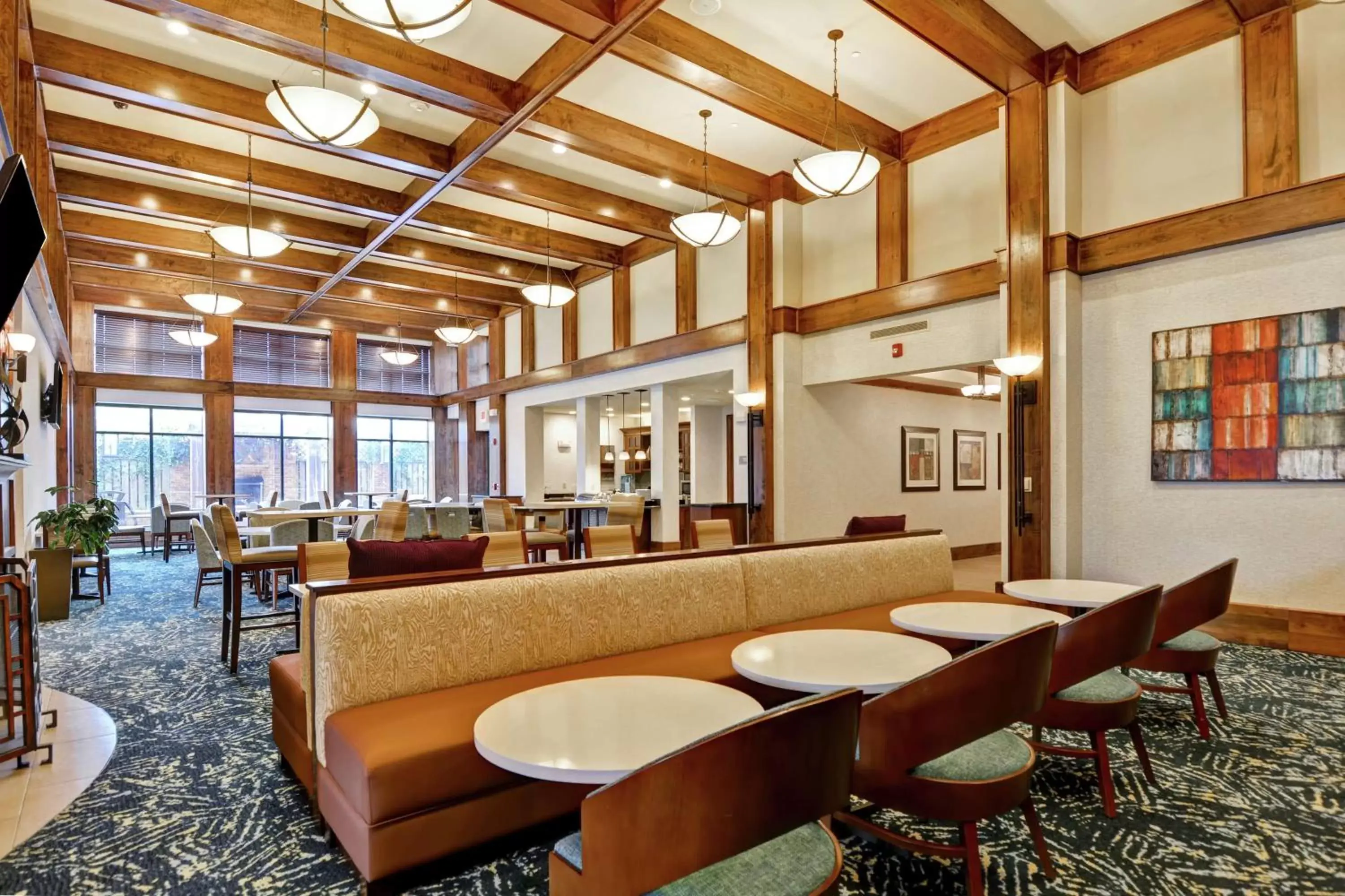 Lobby or reception, Lounge/Bar in Homewood Suites Mobile East Bay/Daphne