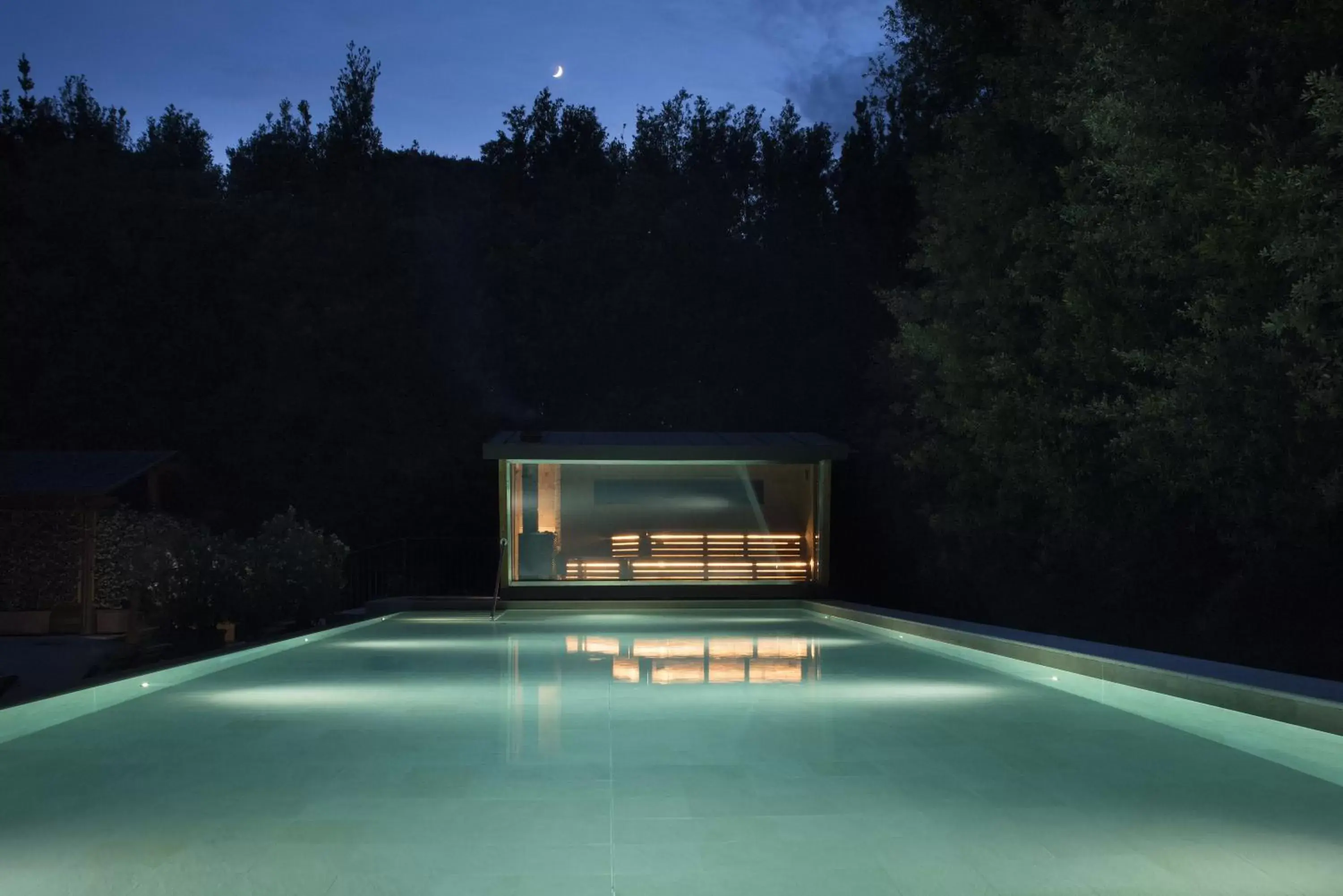 Night, Swimming Pool in QC Termeroma Spa and Resort