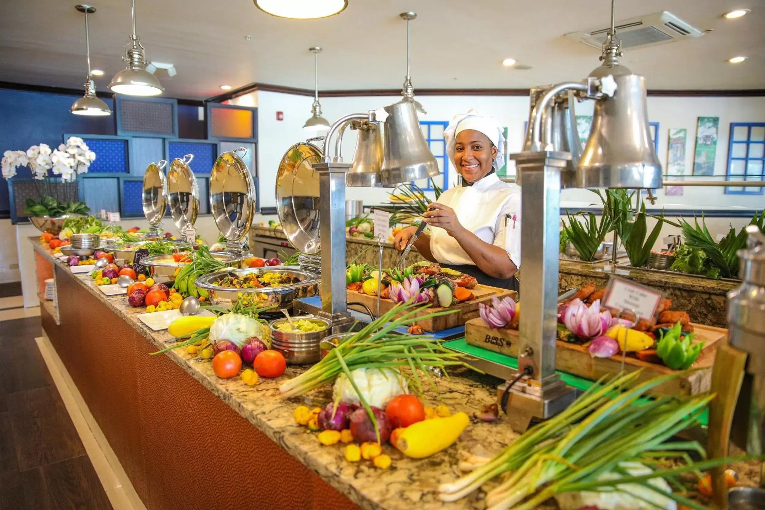 Food and drinks in The Jamaica Pegasus Hotel