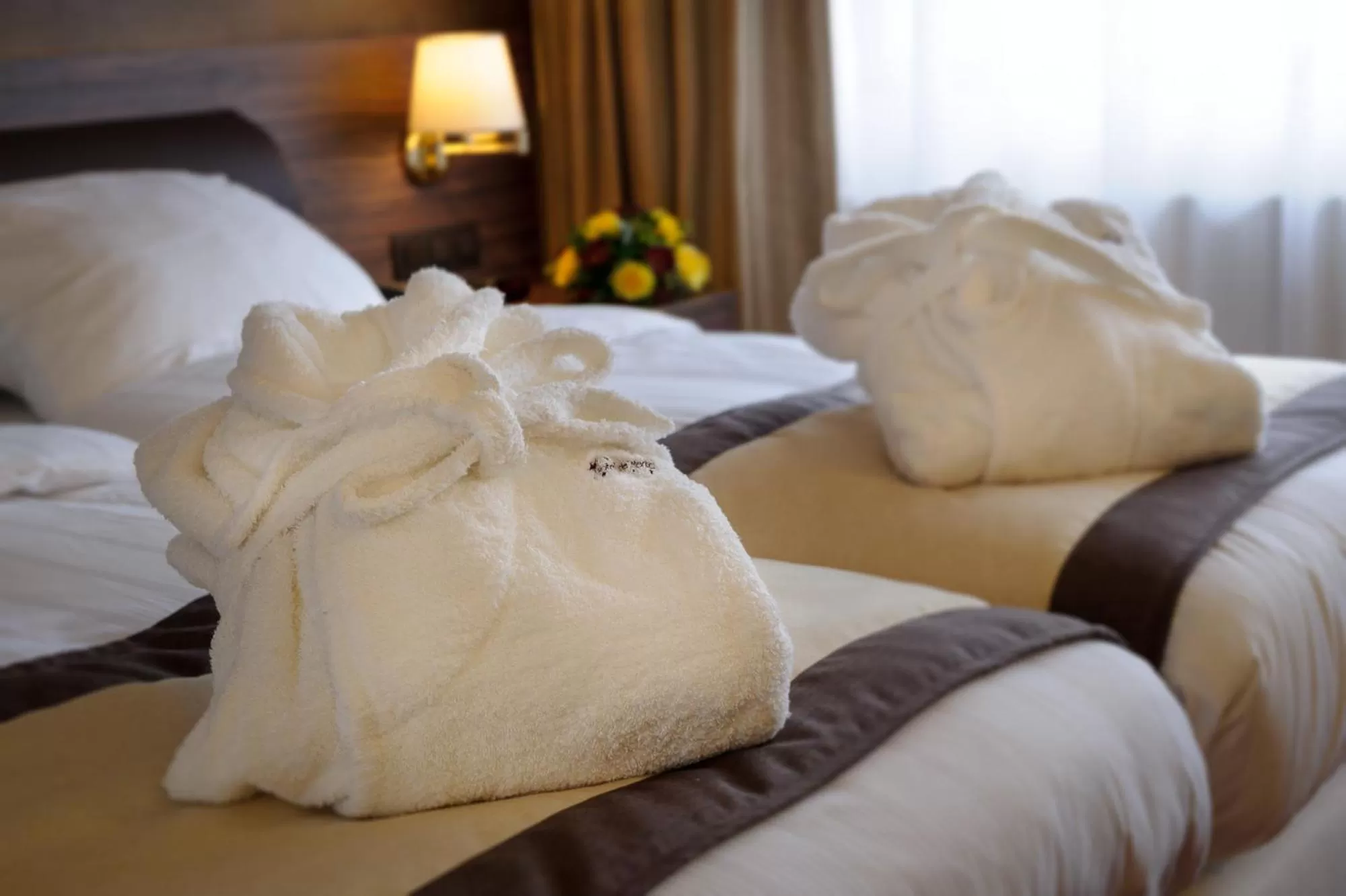 Bed in Golden Tulip Hotel de’ Medici