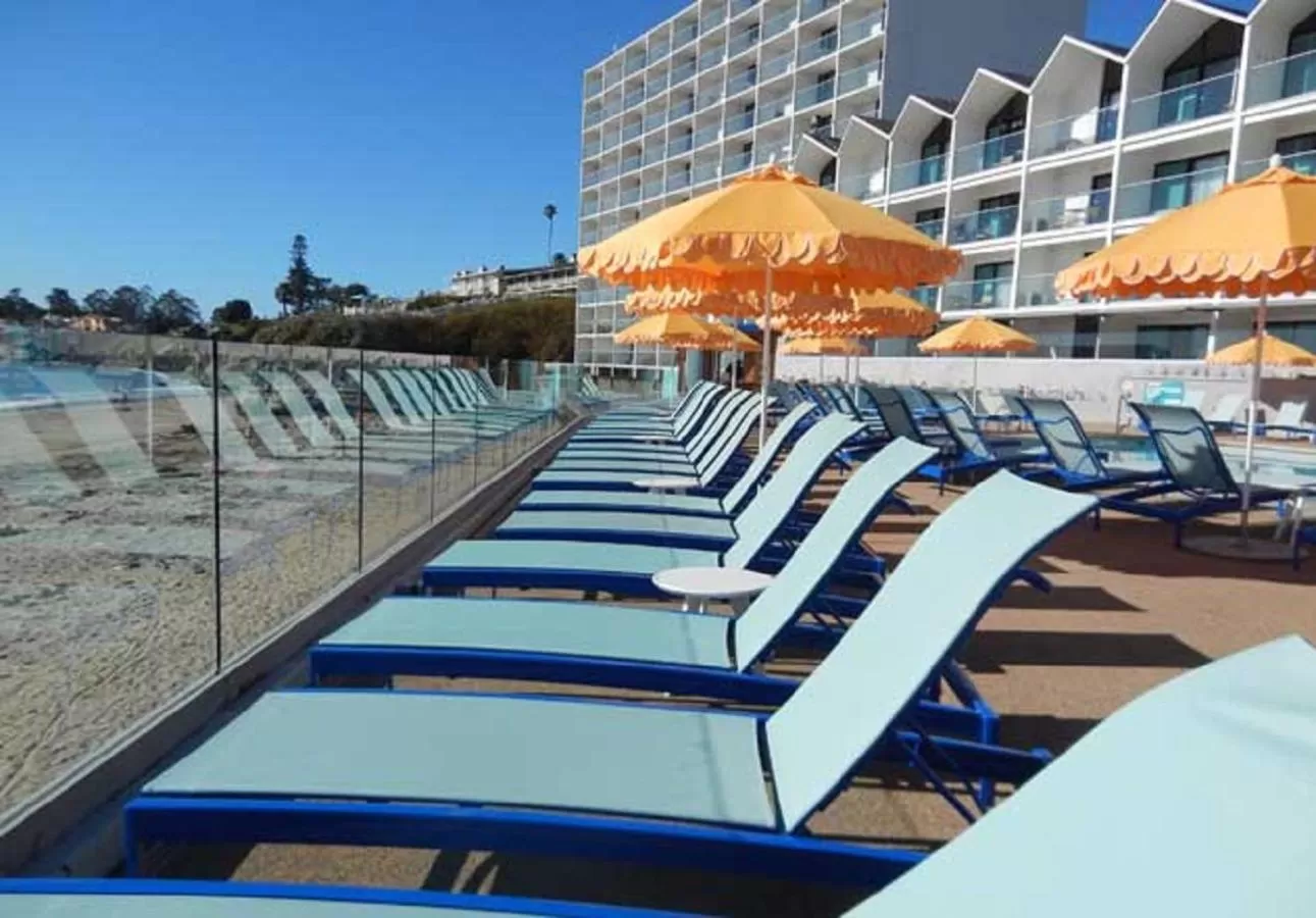 Pool view in Dream Inn Santa Cruz