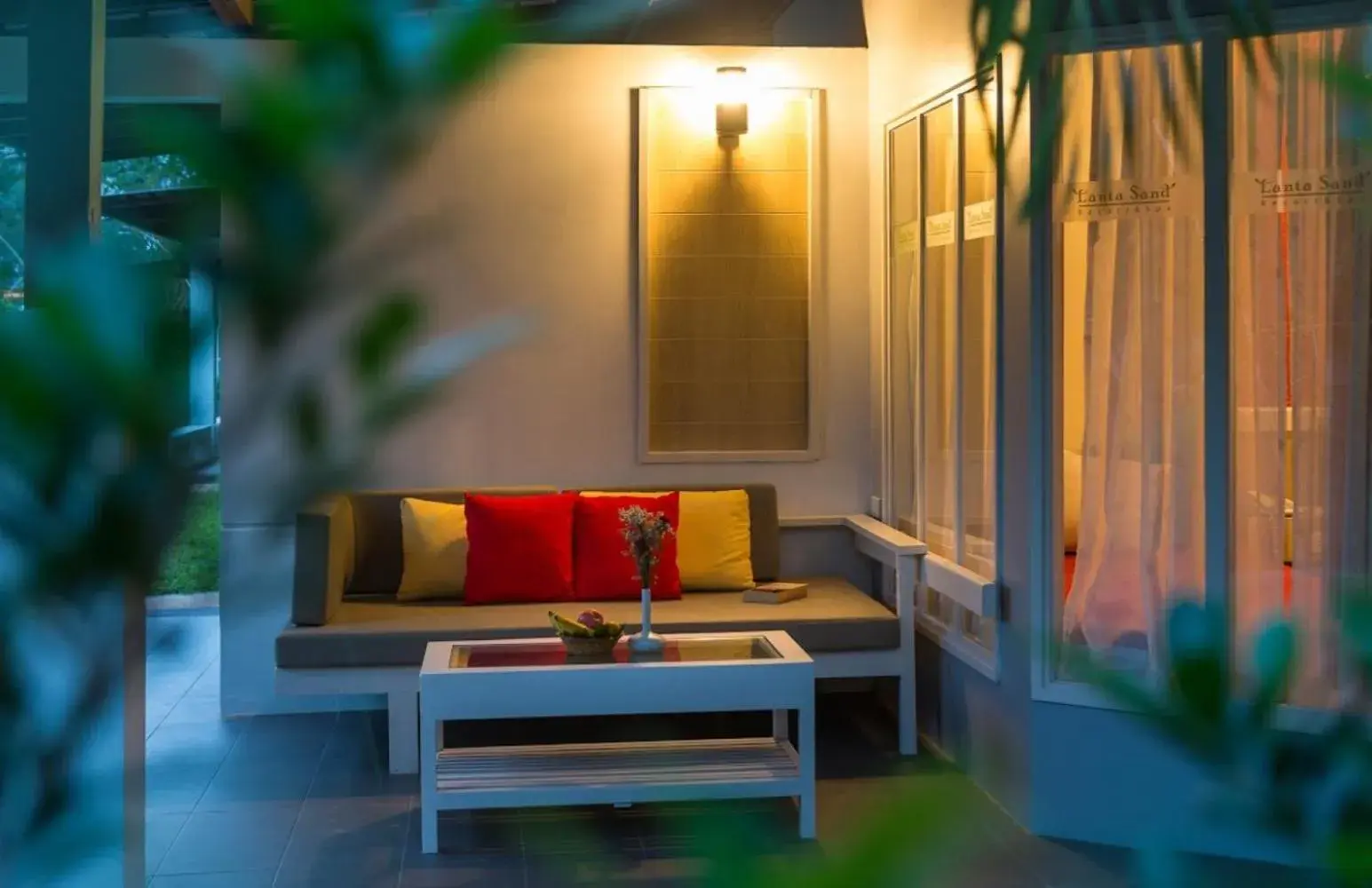 Balcony/Terrace, Seating Area in Lanta Sand Resort & Spa