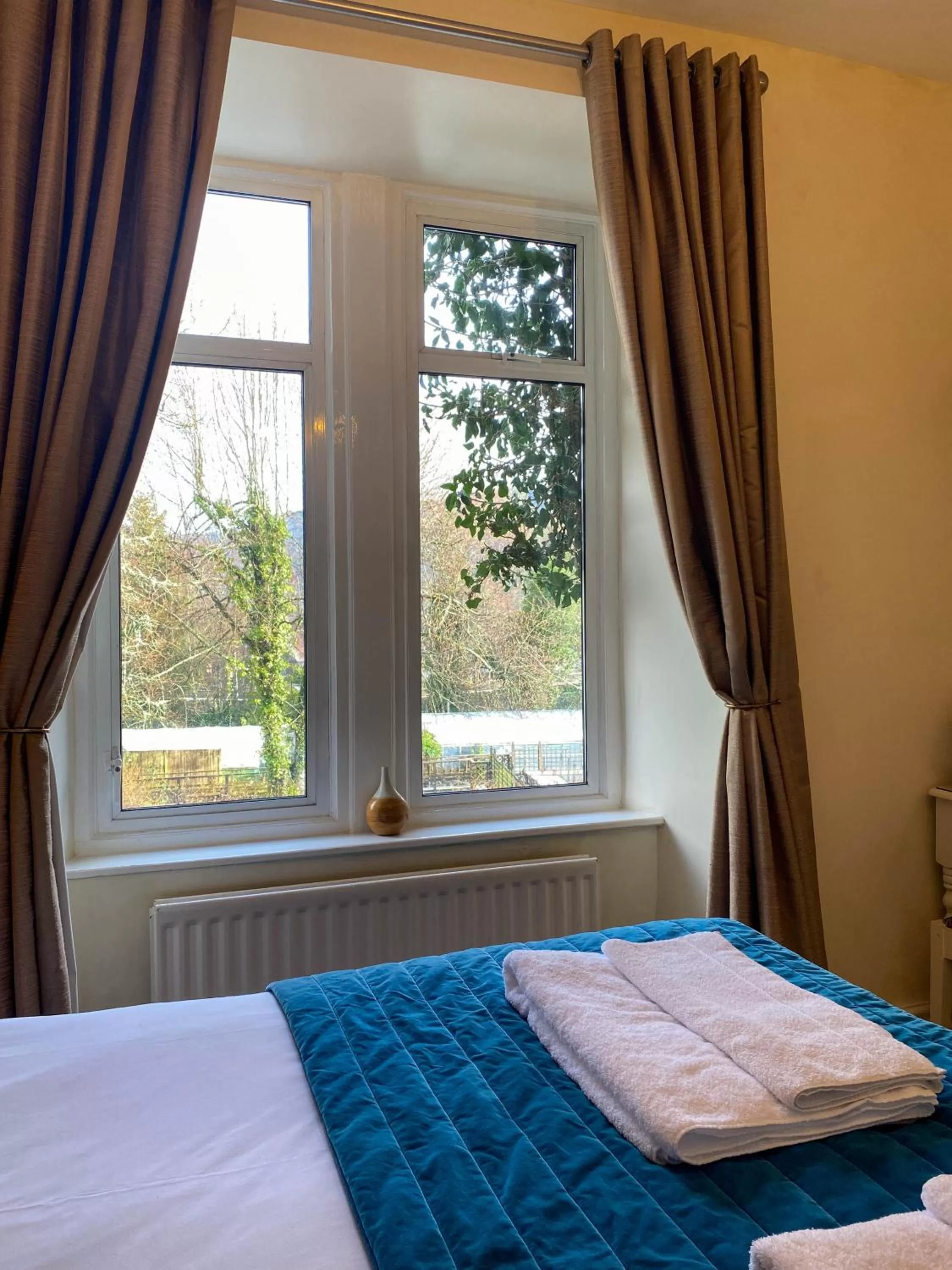 Bed in Glan Aber Hotel