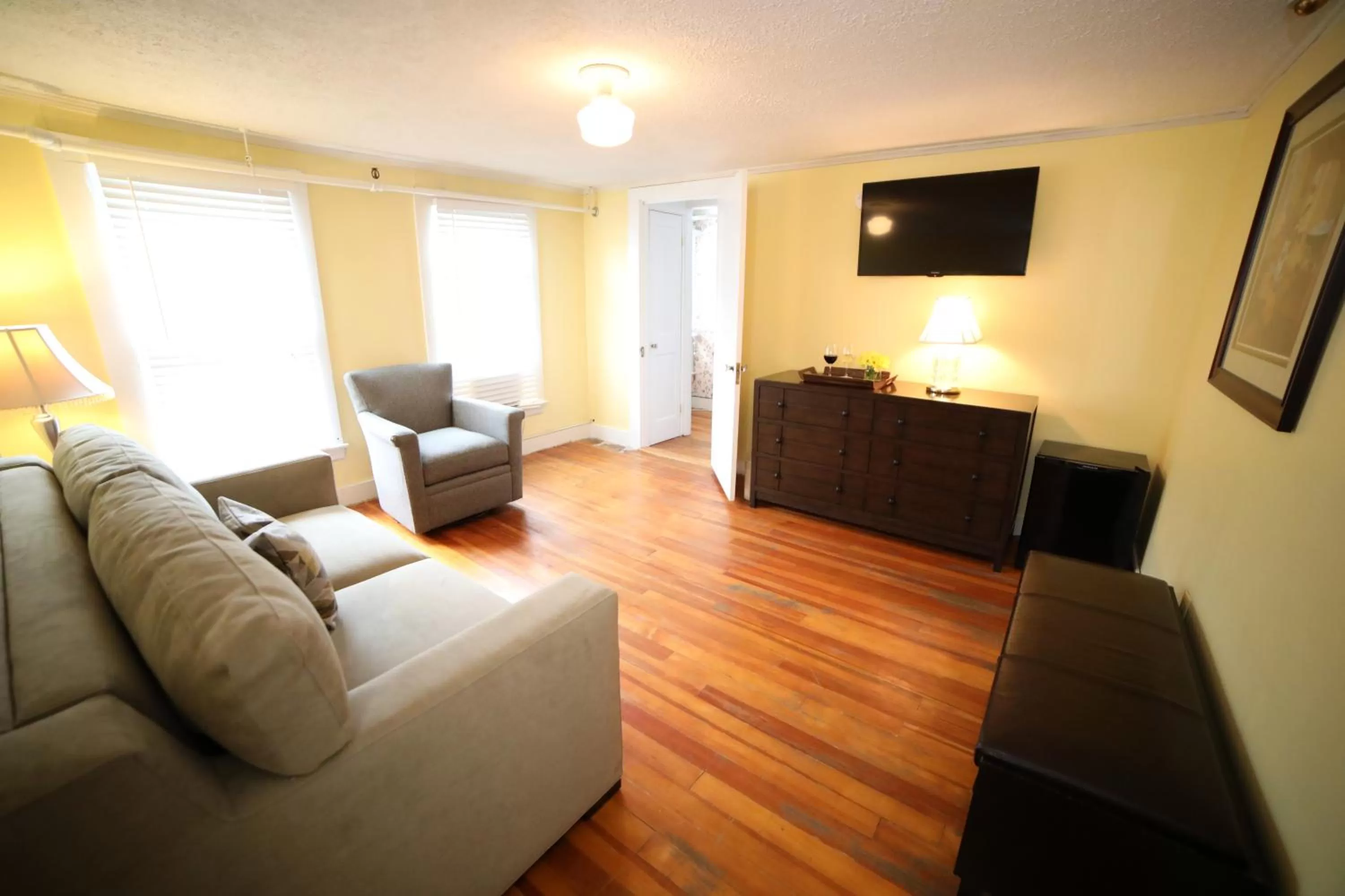 Seating area in The Kennebunk Inn