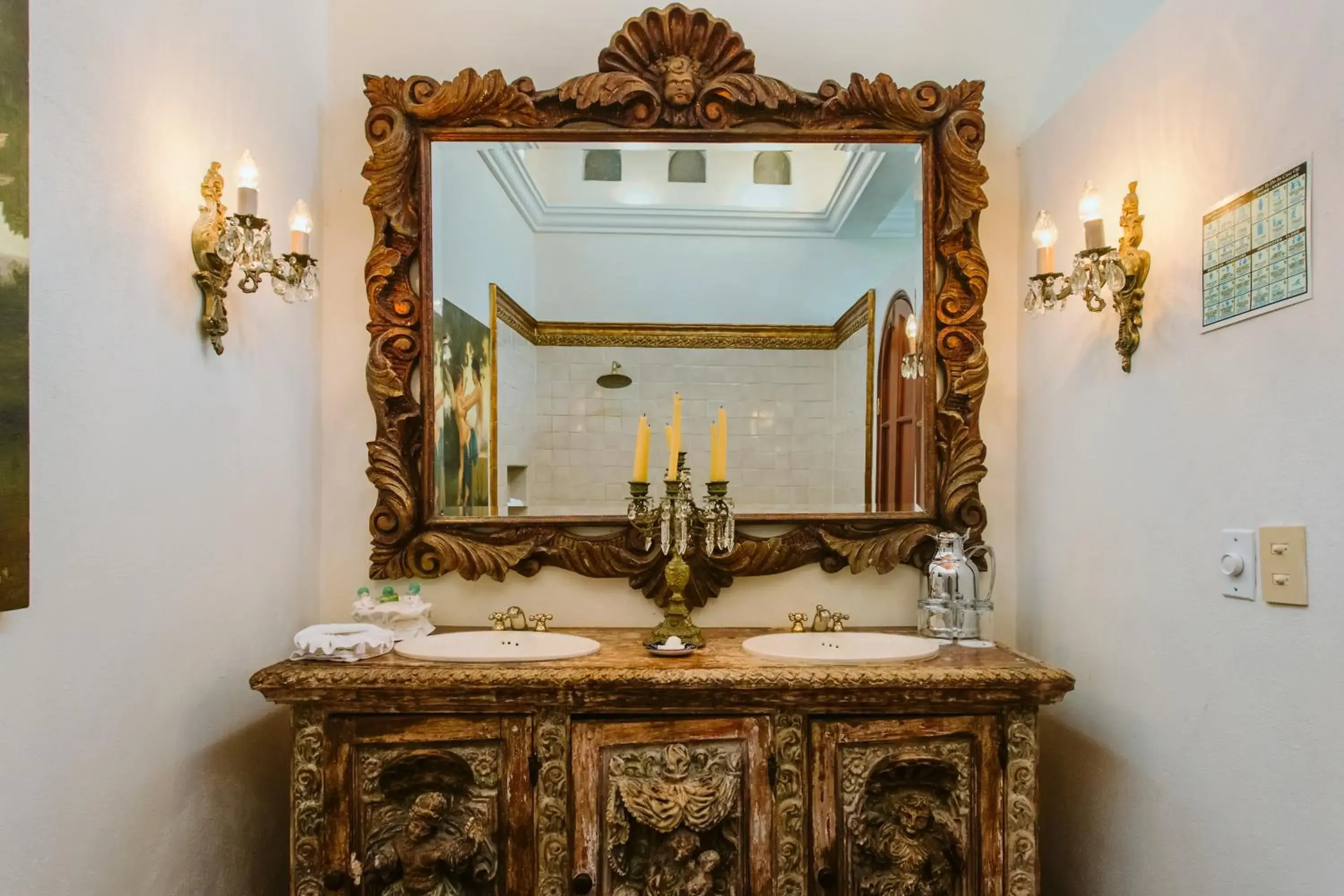 Shower, Bathroom in Hacienda San Angel