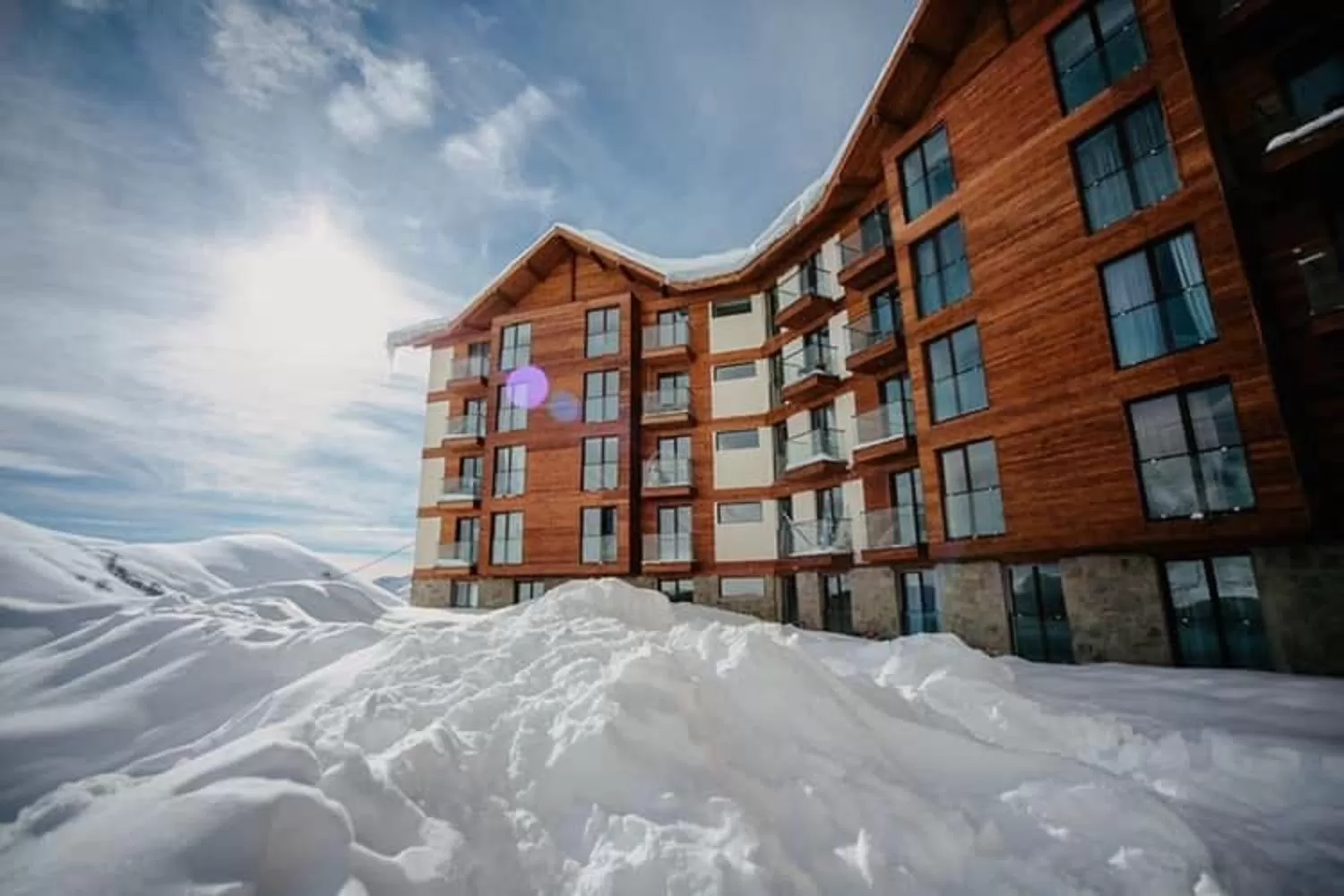 Property building in New Gudauri Loft 2 - Mountain Harmony, Quiet & Cosy Place Next to Main Lift
