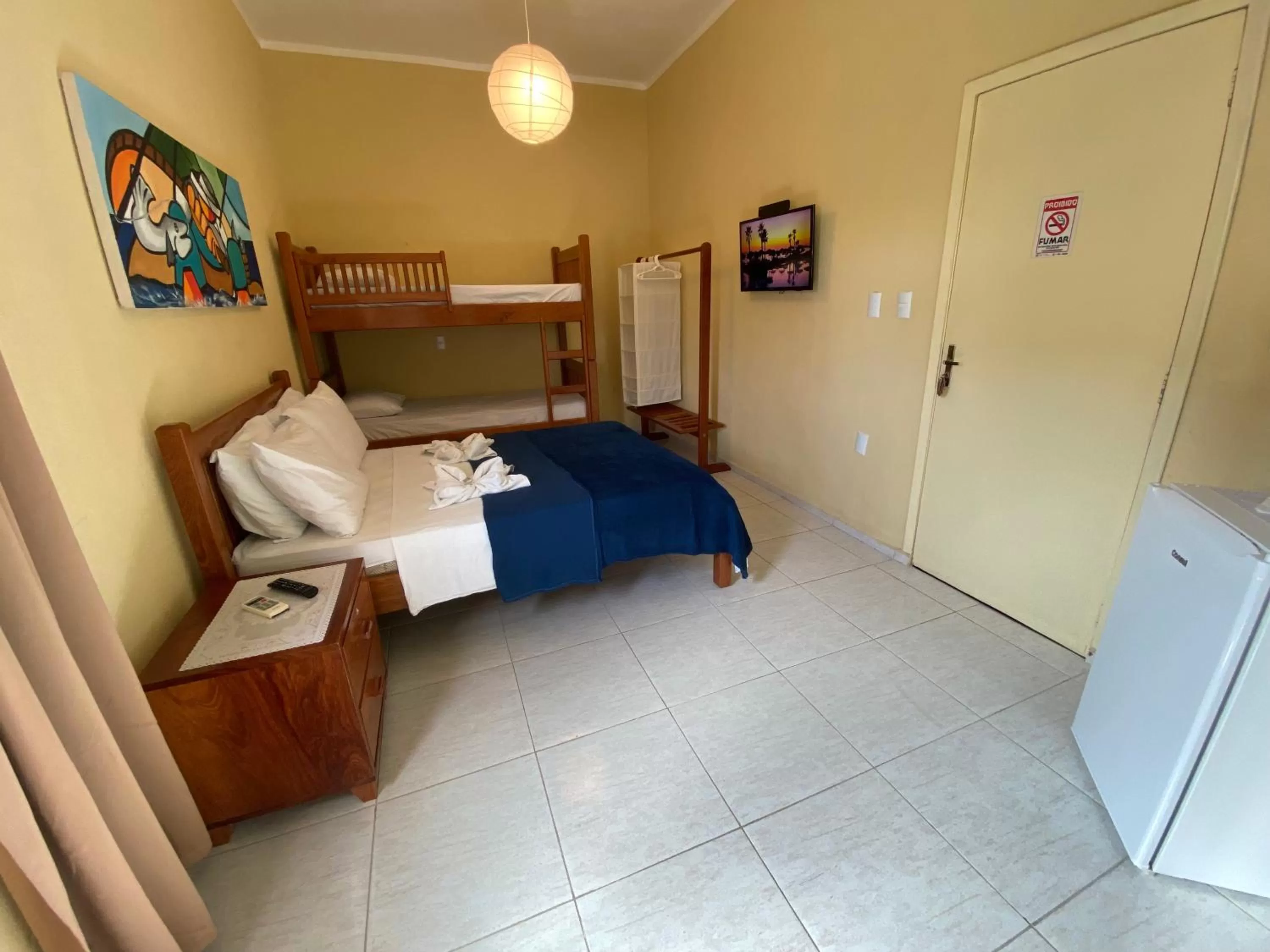 Bed in Refúgio Pousada Fortaleza