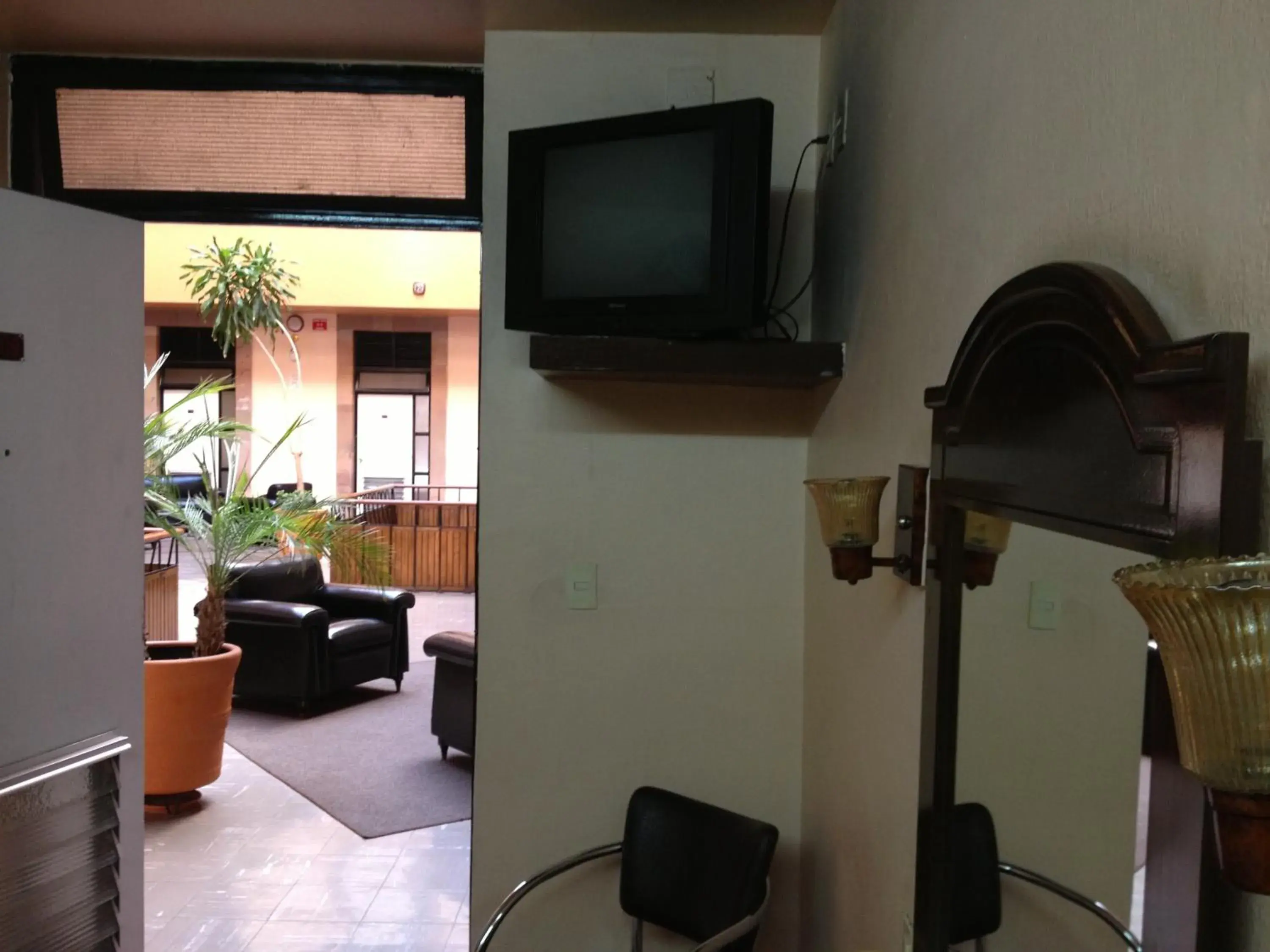 TV/Entertainment Center in Hotel Gomez de Celaya