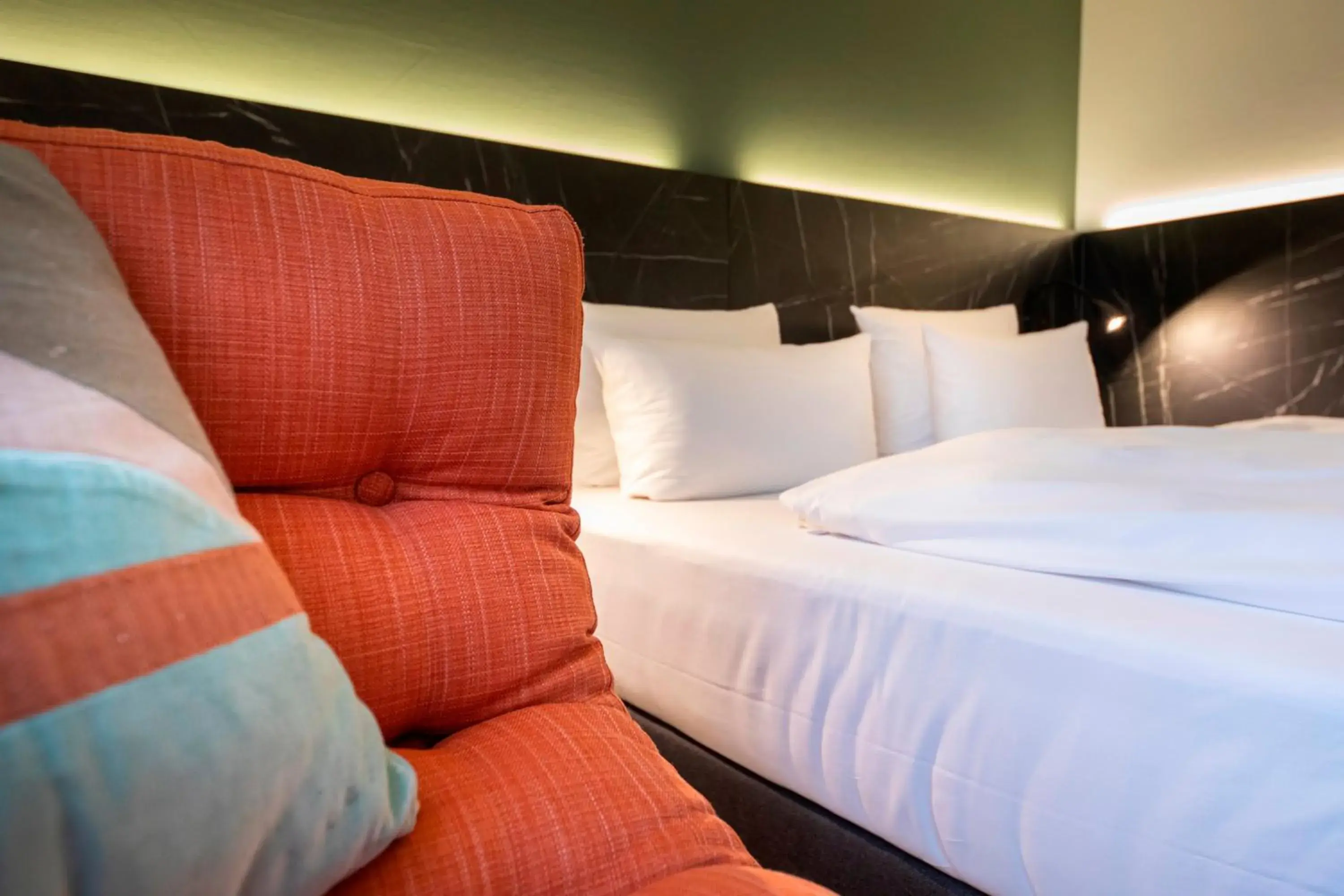 Bed in ACHAT Hotel Stuttgart Airport Messe Bed in ACHAT Hotel Stuttgart Airport Messe