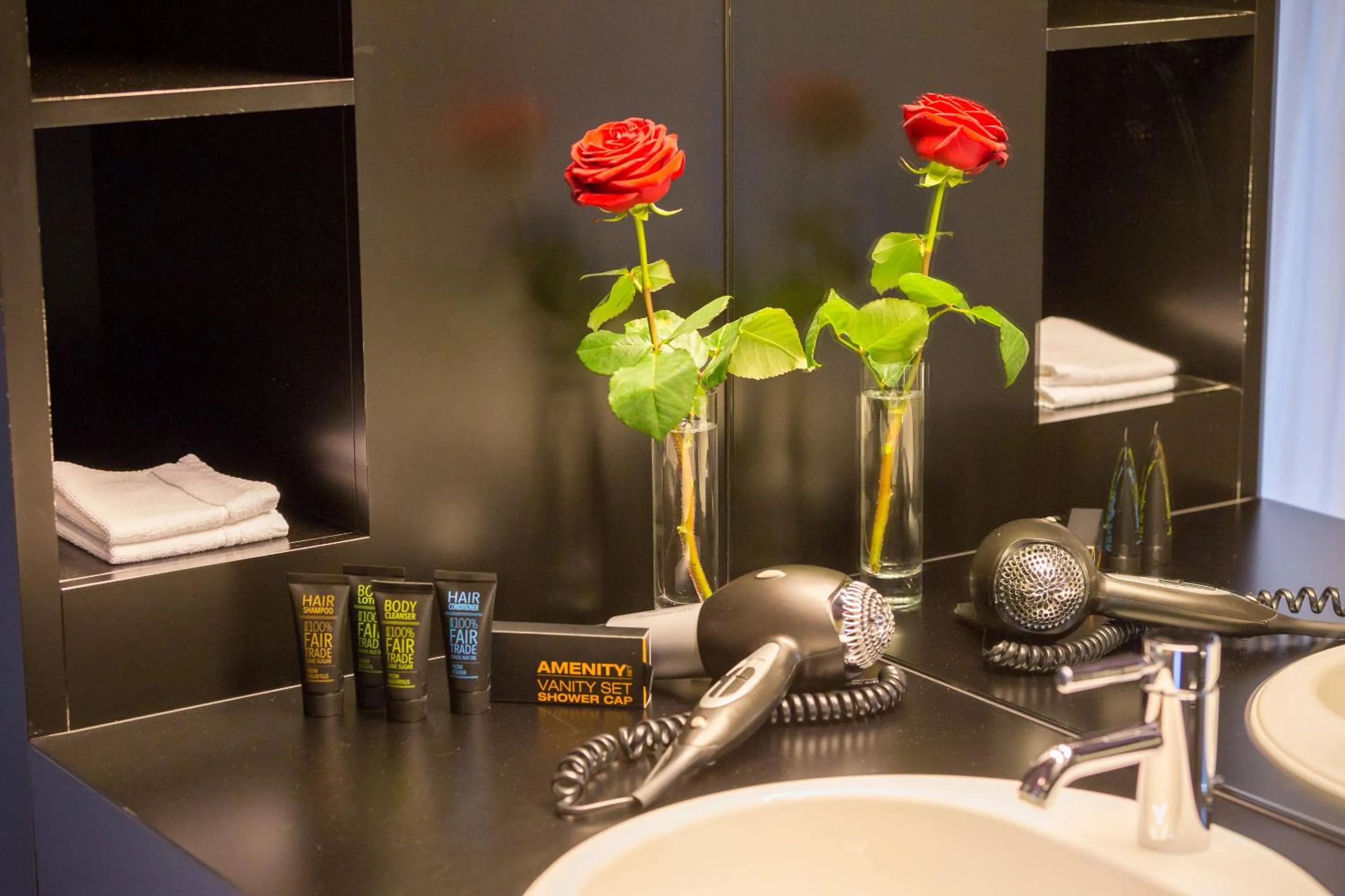 Bathroom in Dasbreitehotel am Rhein