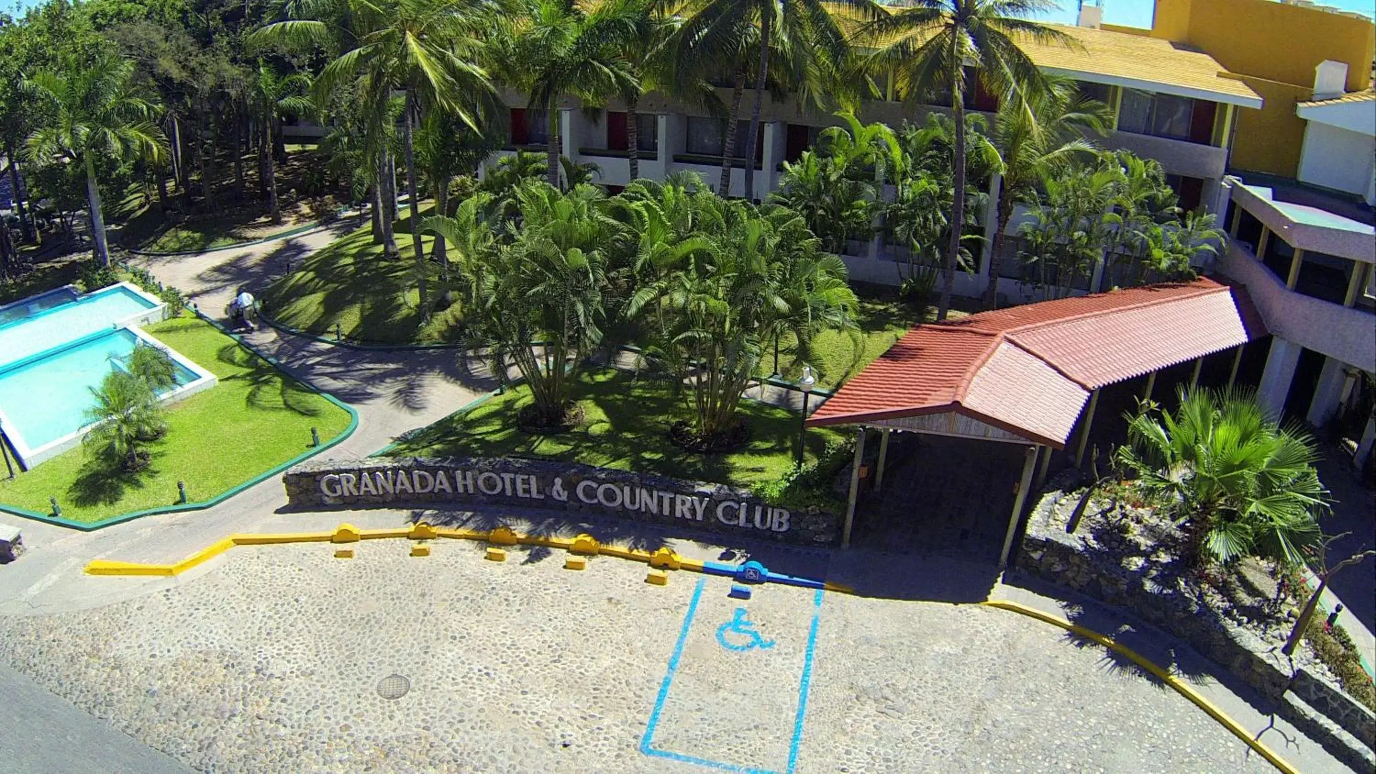 Facade/entrance, Bird's-eye View in El Cid Granada Hotel & Country Club