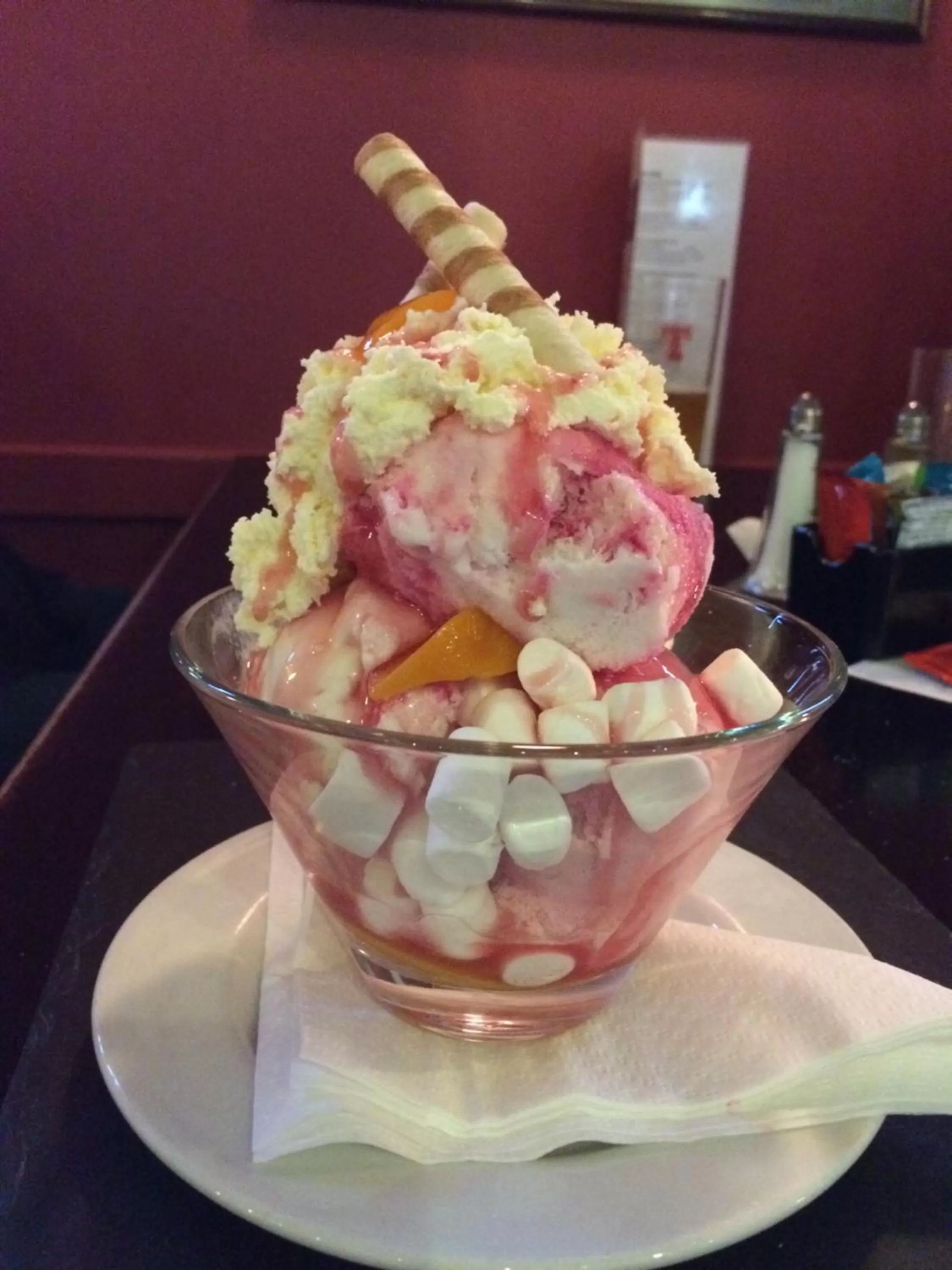 Food close-up in The George Hotel