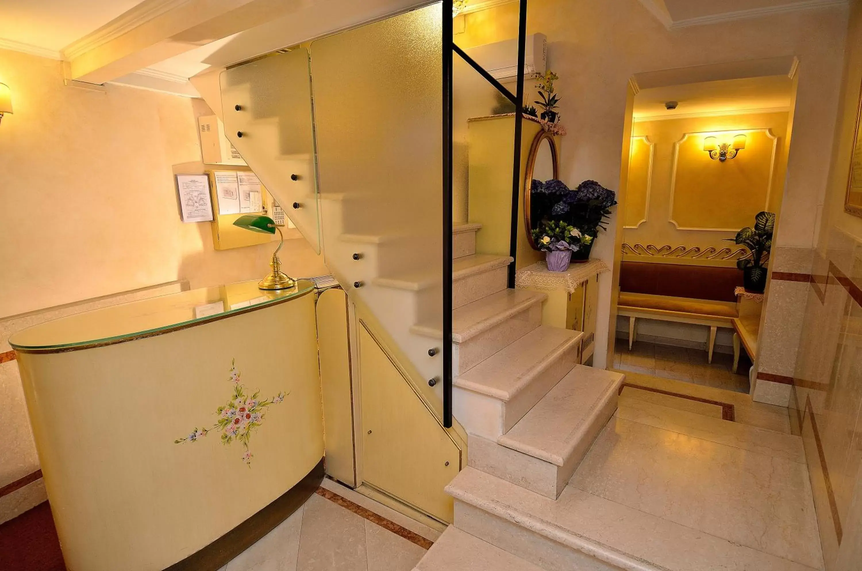 Lobby or reception in Hotel Orion Lobby or reception in Hotel Orion