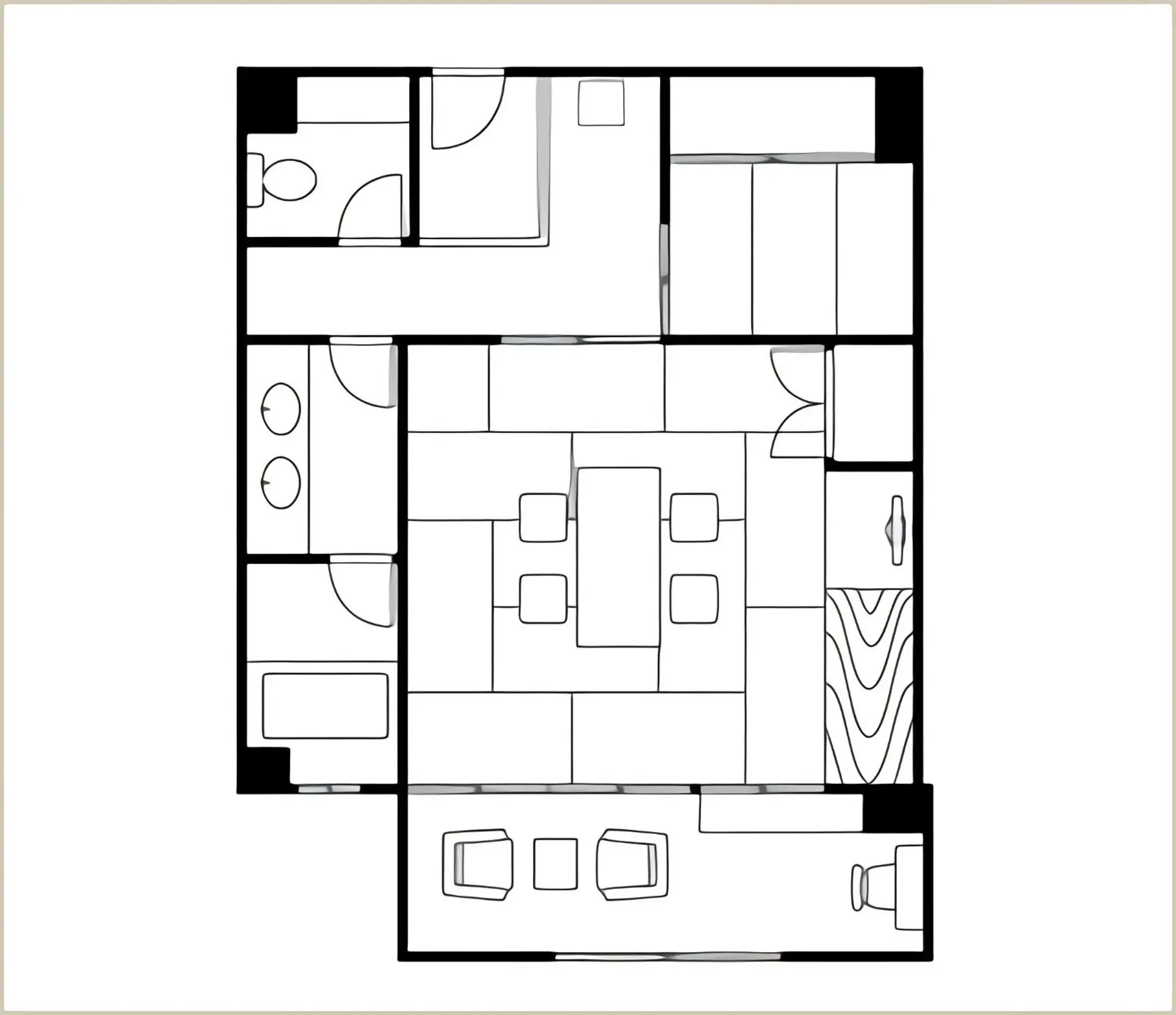 Floor Plan in Nasu Onsen Sanraku