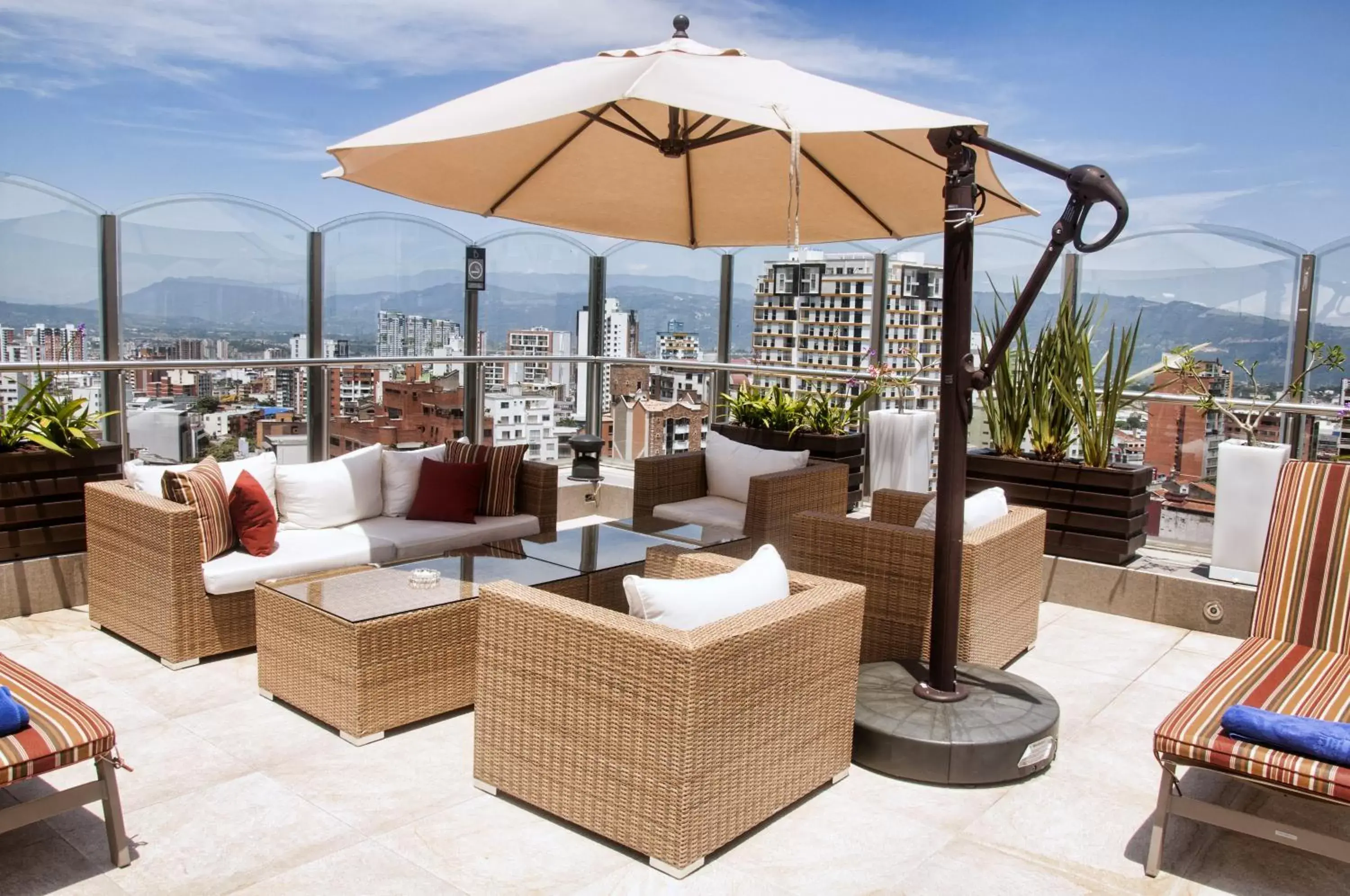 Balcony/Terrace in Hotel Dann Carlton Bucaramanga