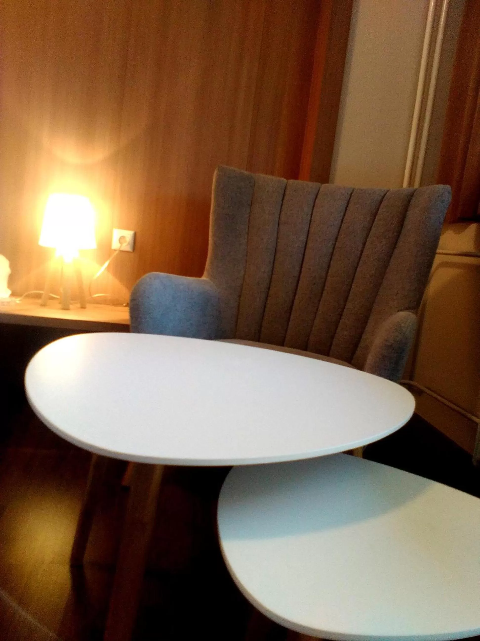 Seating area in Hotel Garni