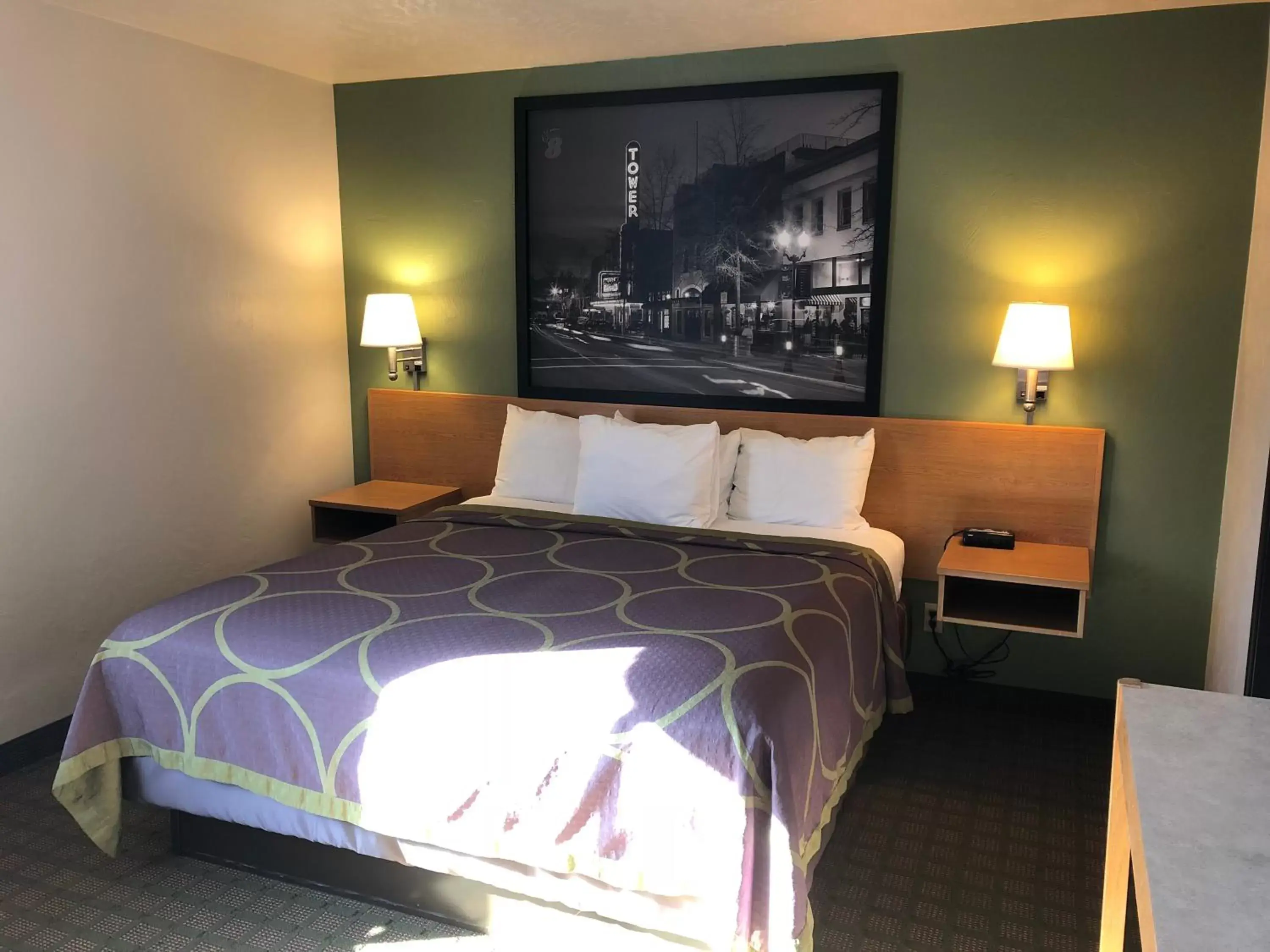 Bedroom, Bed in Super 8 by Wyndham Bend Bedroom, Bed in Super 8 by Wyndham Bend