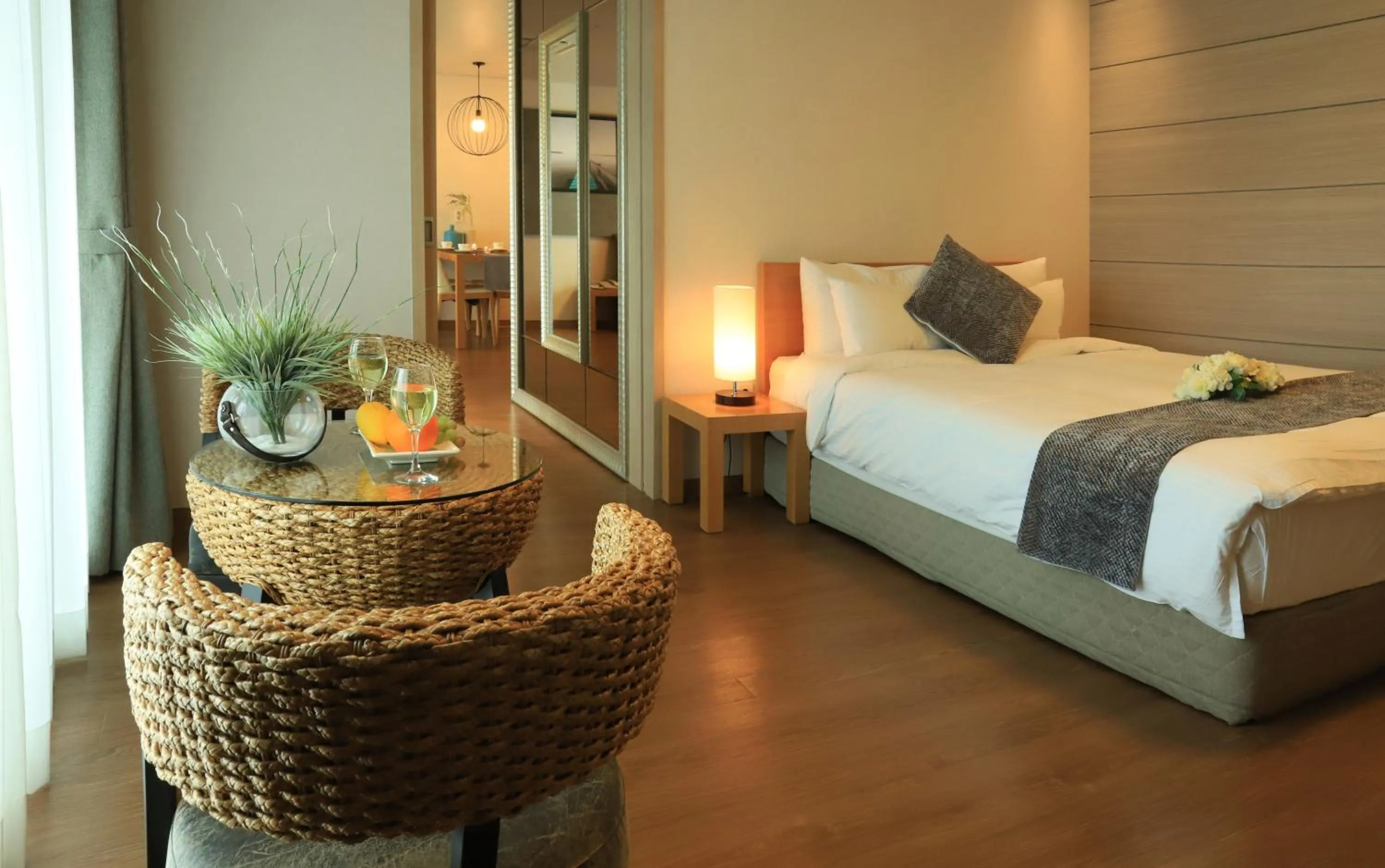 Bed in Y Resort Jeju