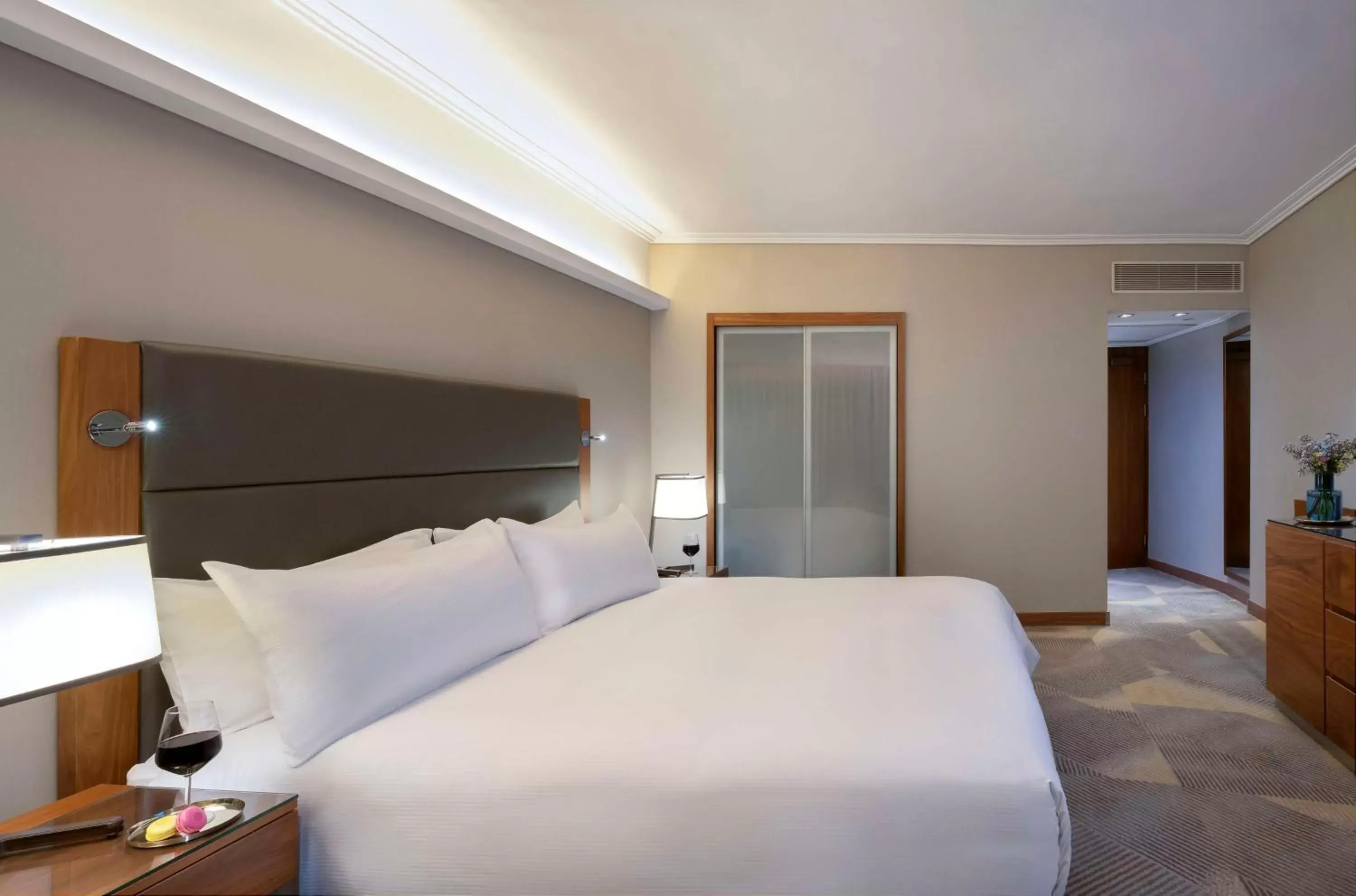 Bed in Hilton Tel Aviv Hotel