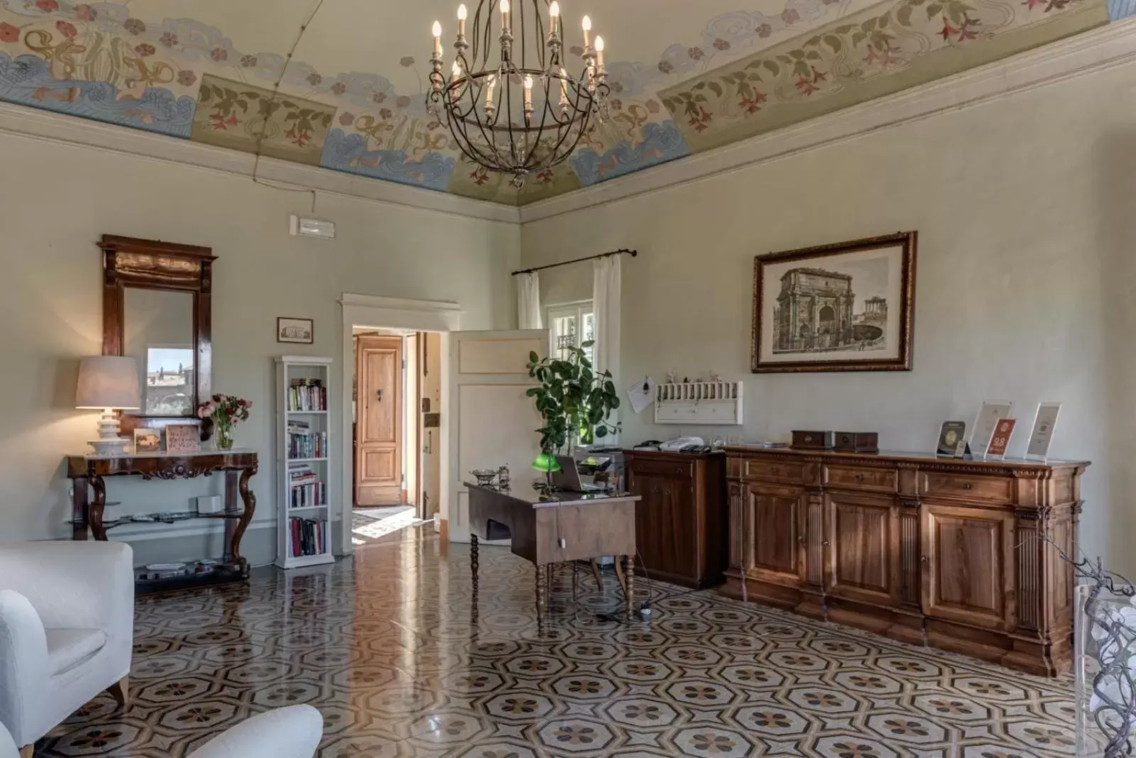 Living room, Lobby/Reception in Hotel Palazzo di Valli