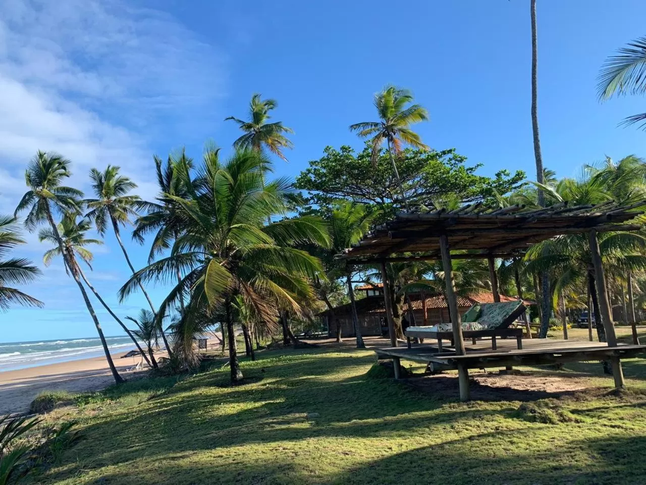 Garden view in Pousada Bahia Boa