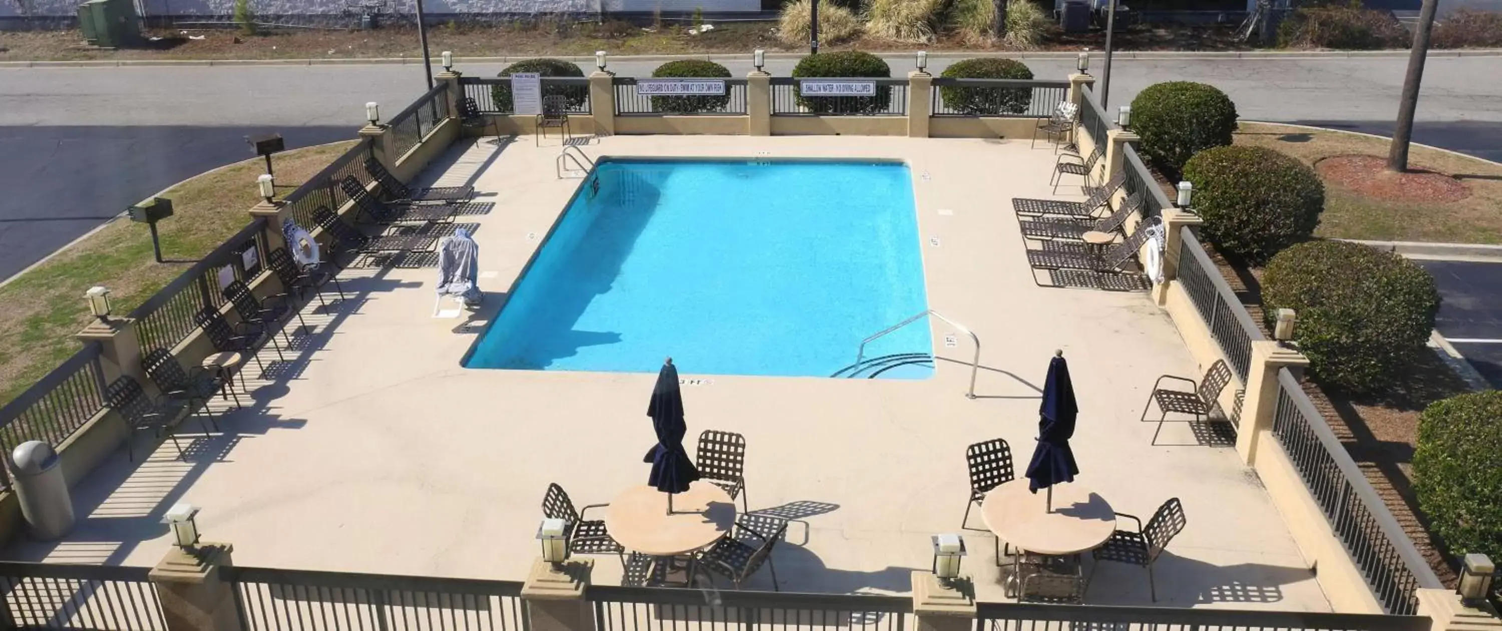 Pool View in Hampton Inn Sumter