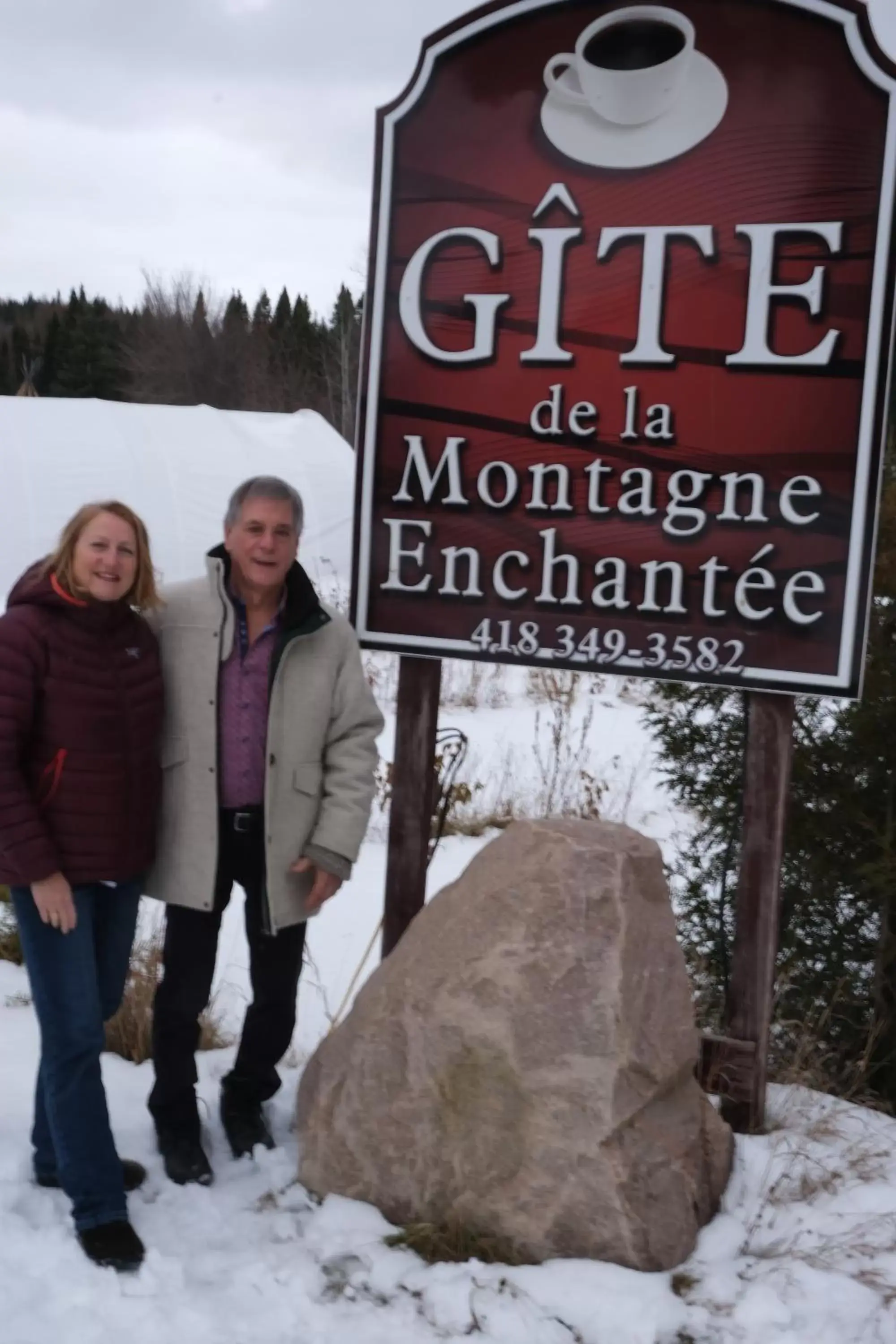 Property logo or sign, Winter in Gîte de la Montagne Enchantée