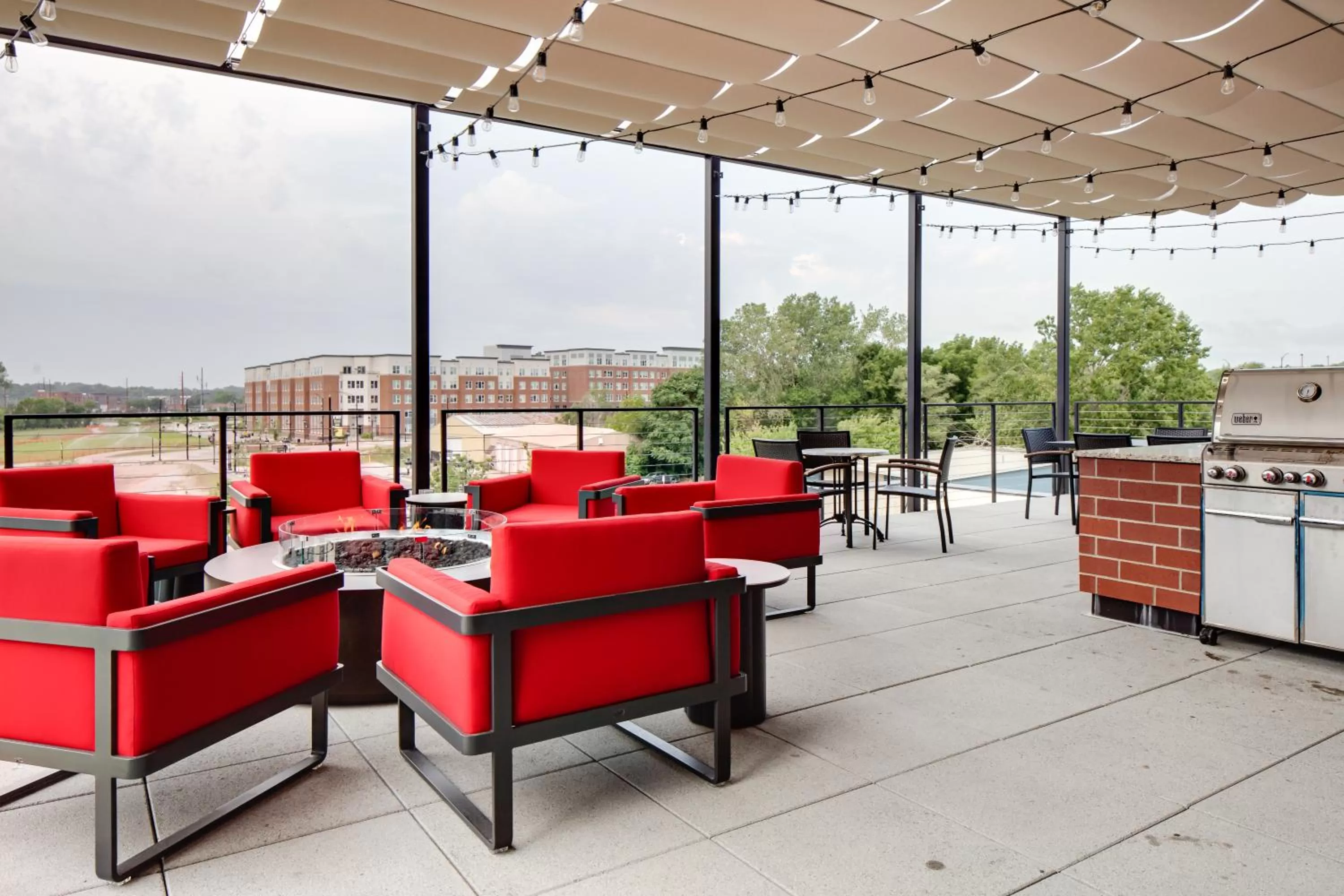 Patio in Staybridge Suites - Iowa City - Coralville by IHG