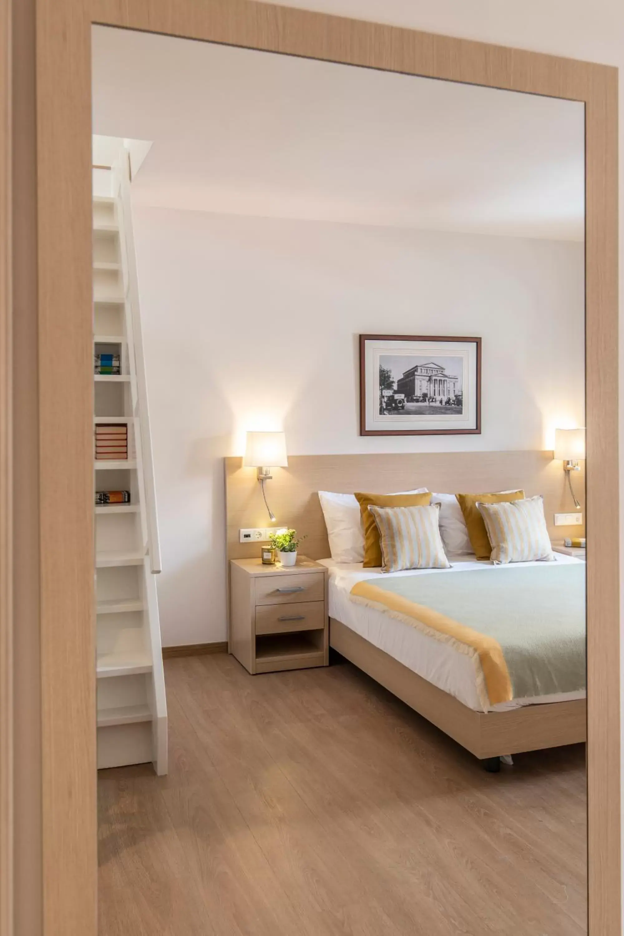 Bedroom, Bed in Gallery Suites & Residences Piraeus Bedroom, Bed in Gallery Suites & Residences Piraeus