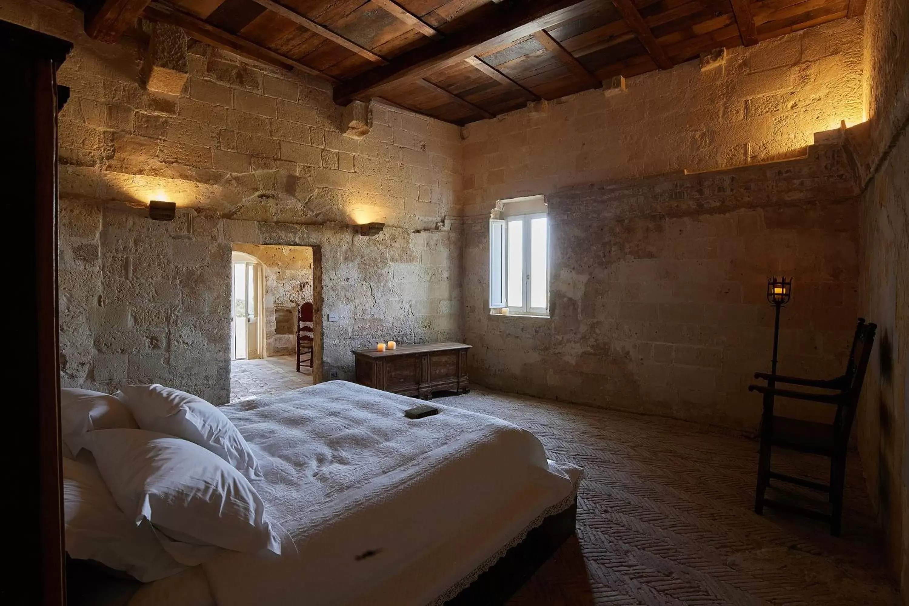 Bed in Sextantio Le Grotte Della Civita