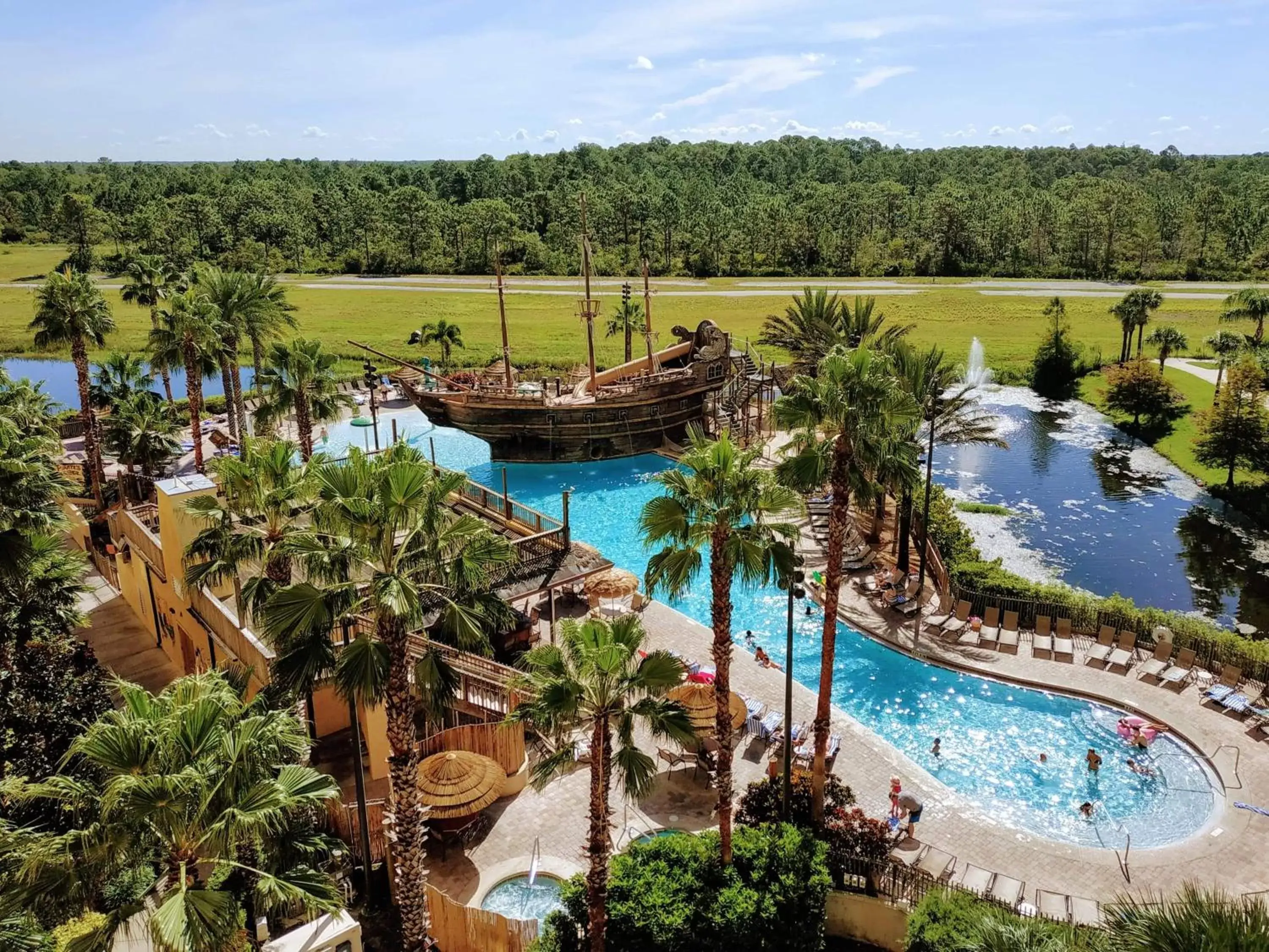 Pool View in Lake Buena Vista Resort Village and Spa, a staySky Hotel & Resort Near Disney