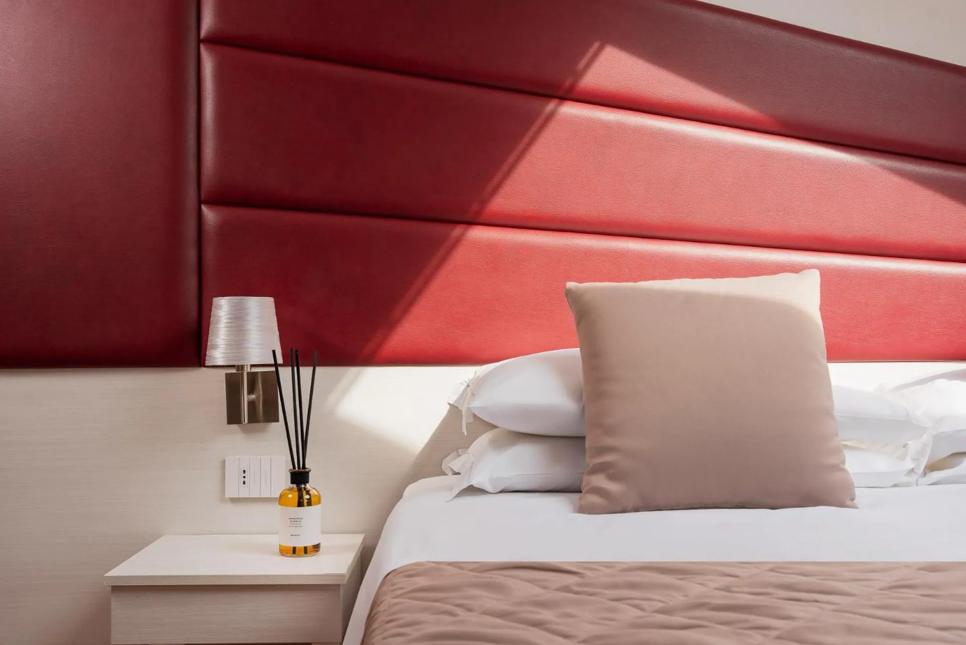 Decorative detail, Bed in Albergo Rossini 1936 - Small & Charming