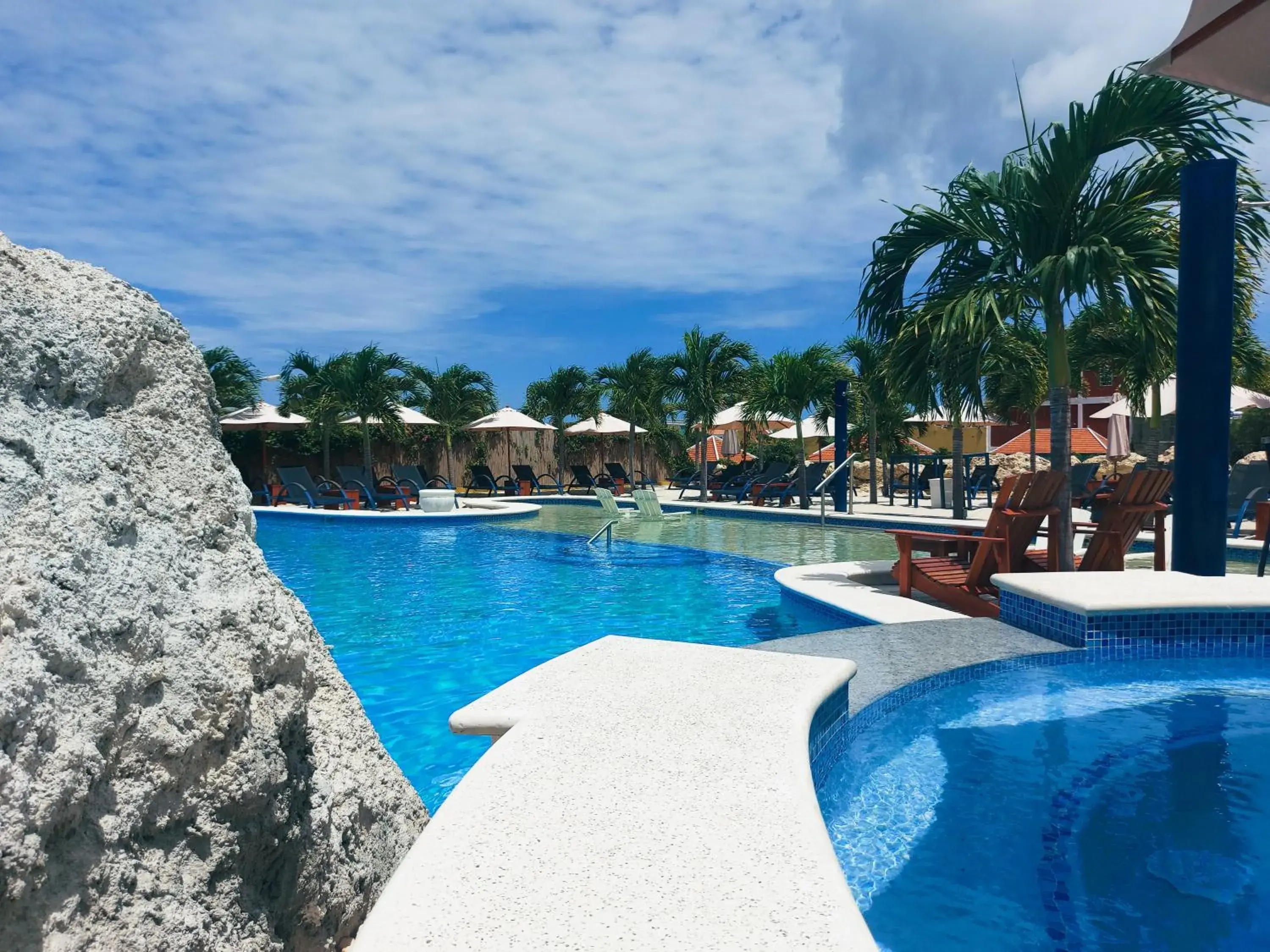 Swimming Pool in First Curacao Hostel