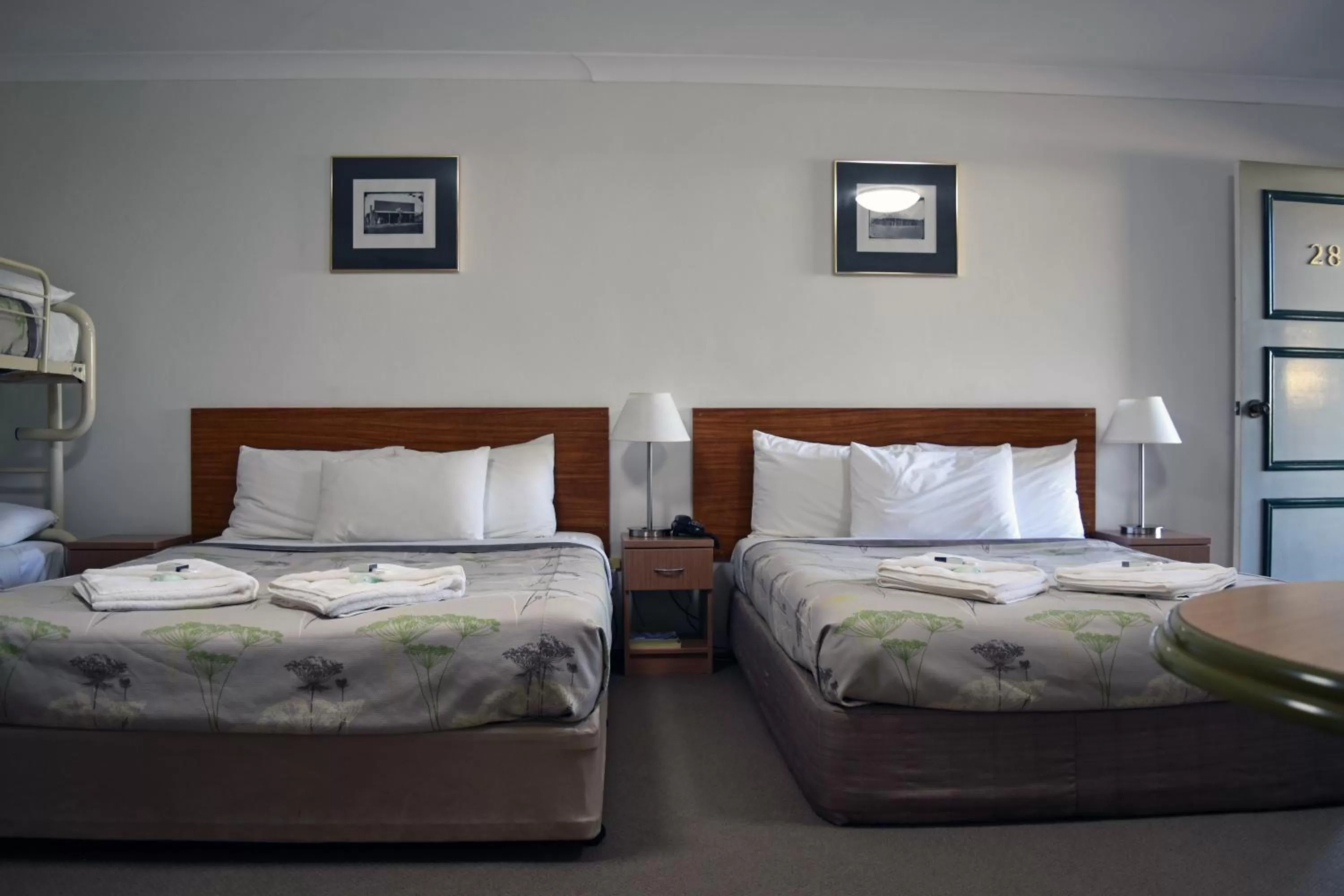 Bed in Ten Dollar Town Motel