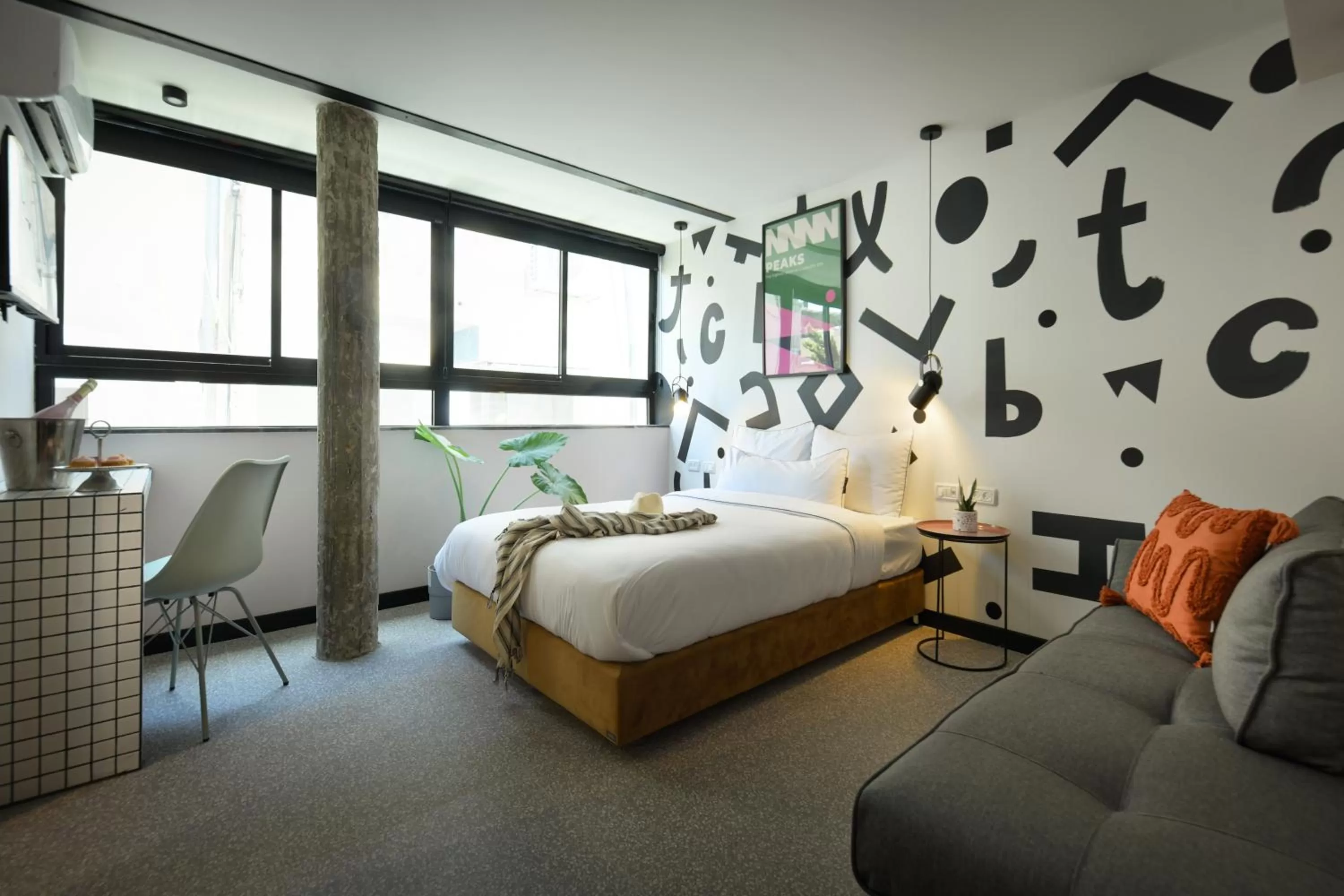 Bed in Pixel Dizengoff Square - Hotel & Spa