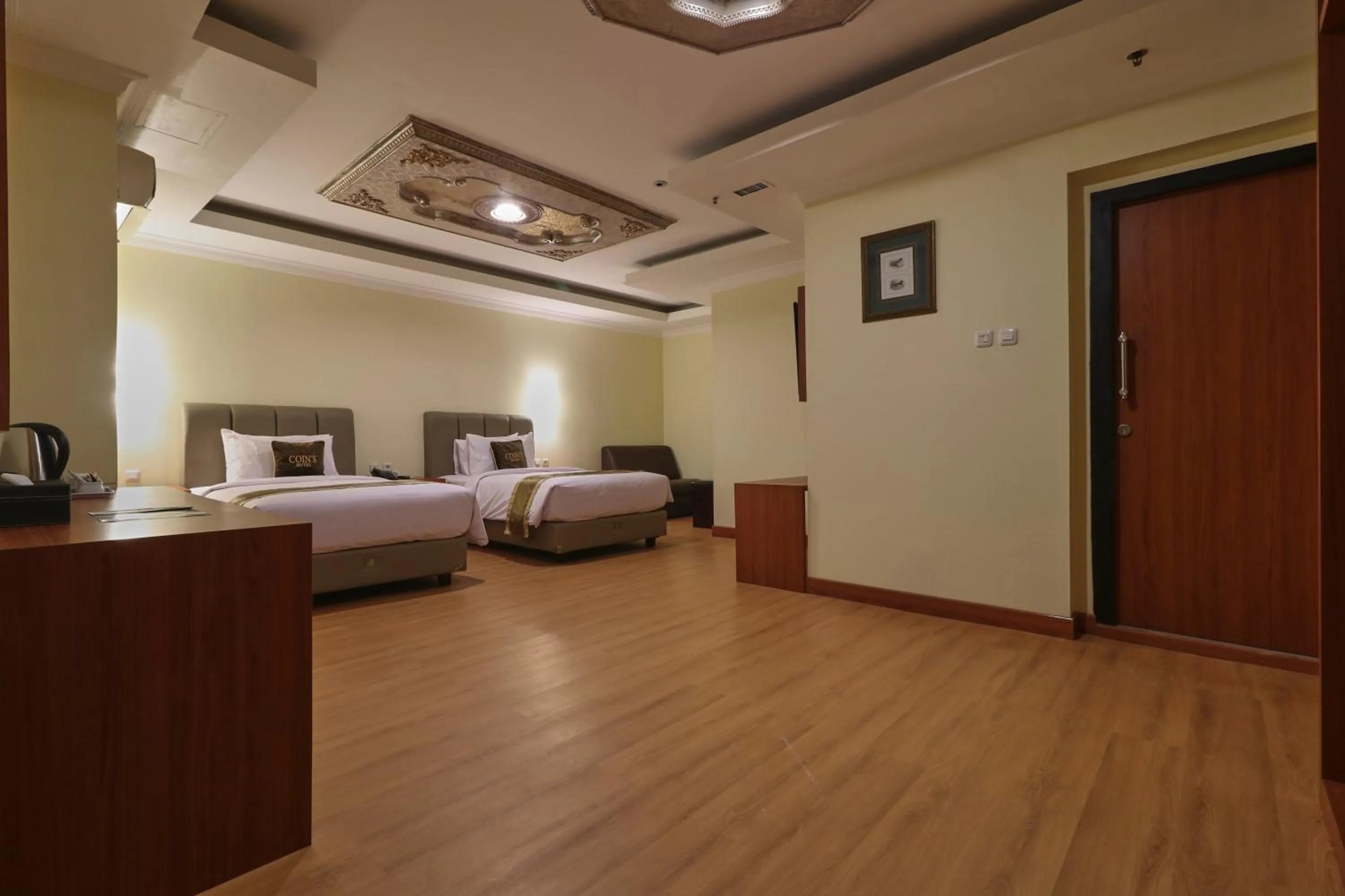 Bed in Coins Hotel Jakarta