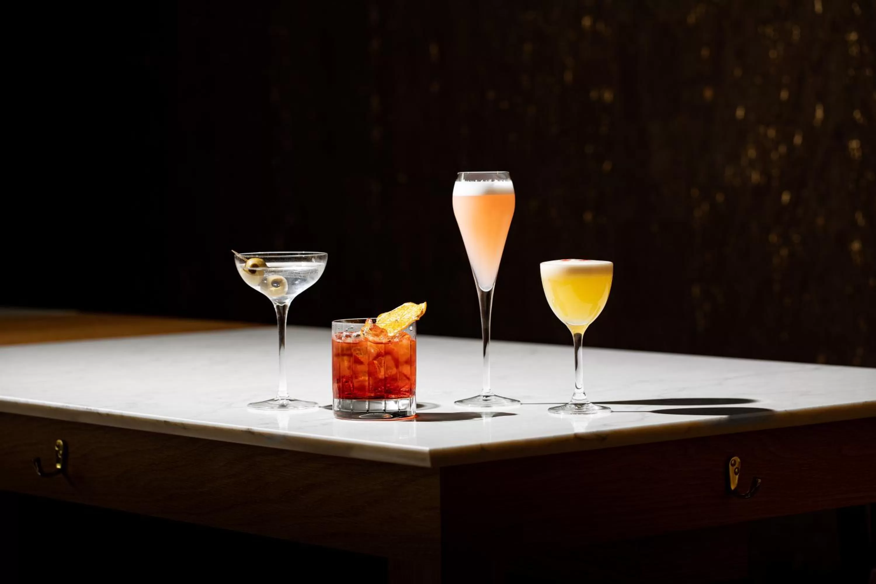 Alcoholic drinks in Middle Eight - Covent Garden - Preferred Hotels and Resorts