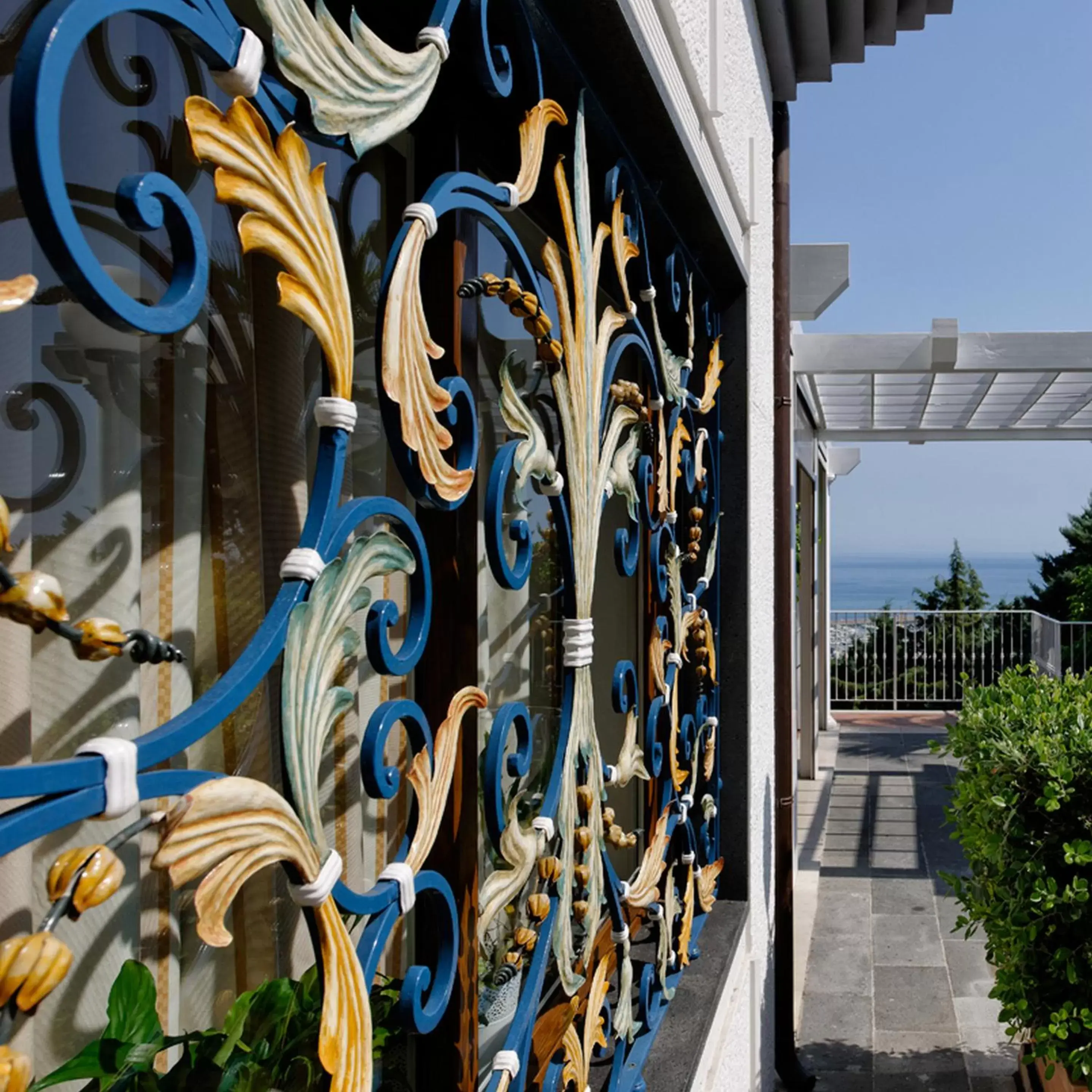 Facade/entrance in Hotel Villa Poseidon & Events