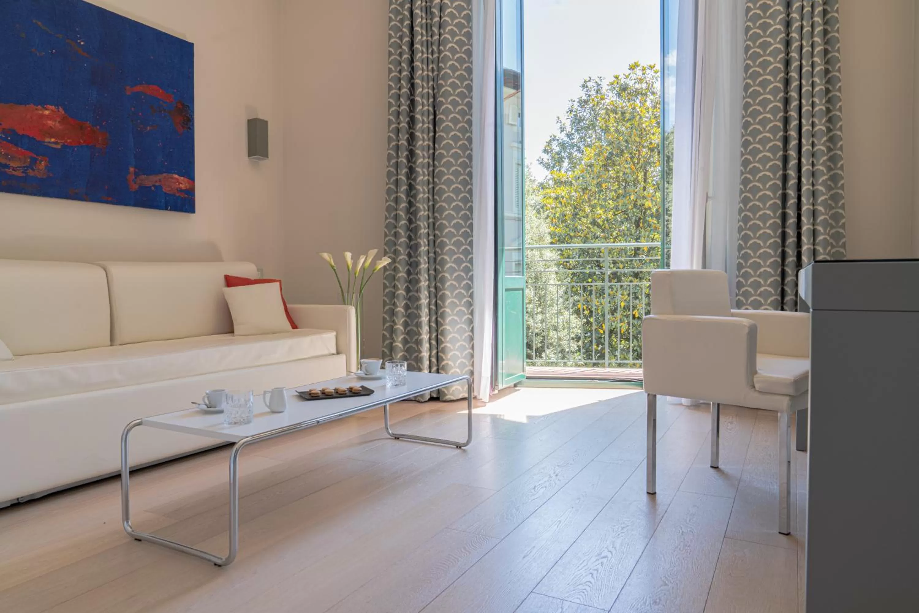 Balcony/Terrace in Grand Hotel Croce Di Malta