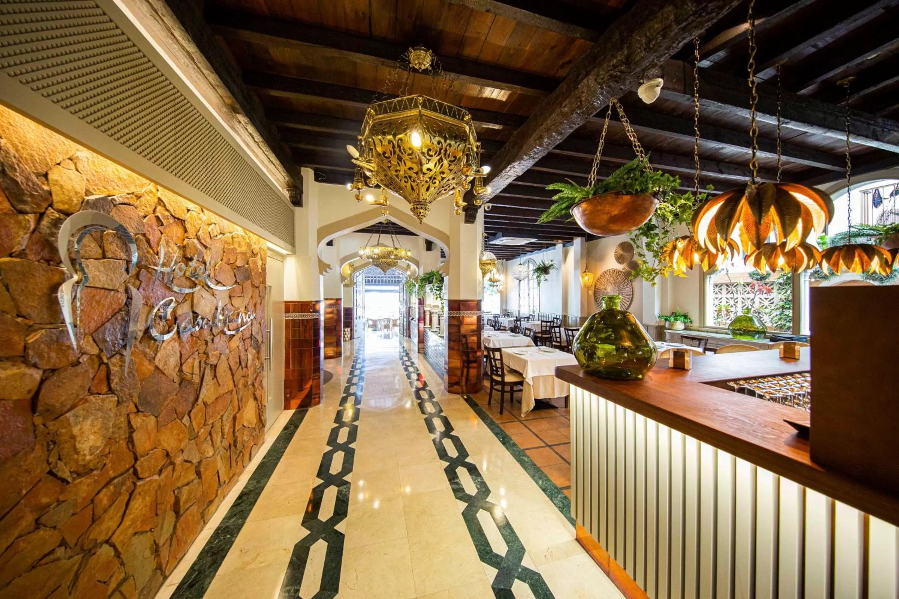 Lobby or reception in Hotel Casablanca