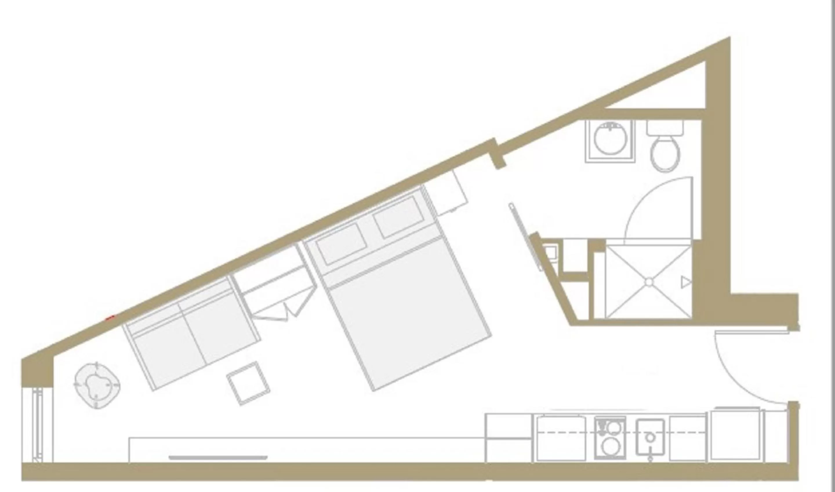 Floor plan in Placemakr Dupont Circle