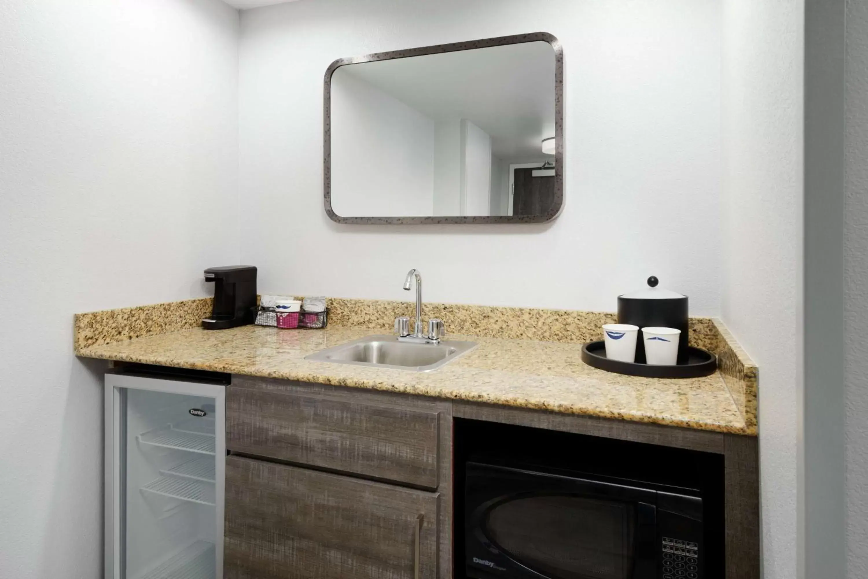 Photo of the whole room, Bathroom in Hampton Inn & Suites Tampa Ybor City Downtown