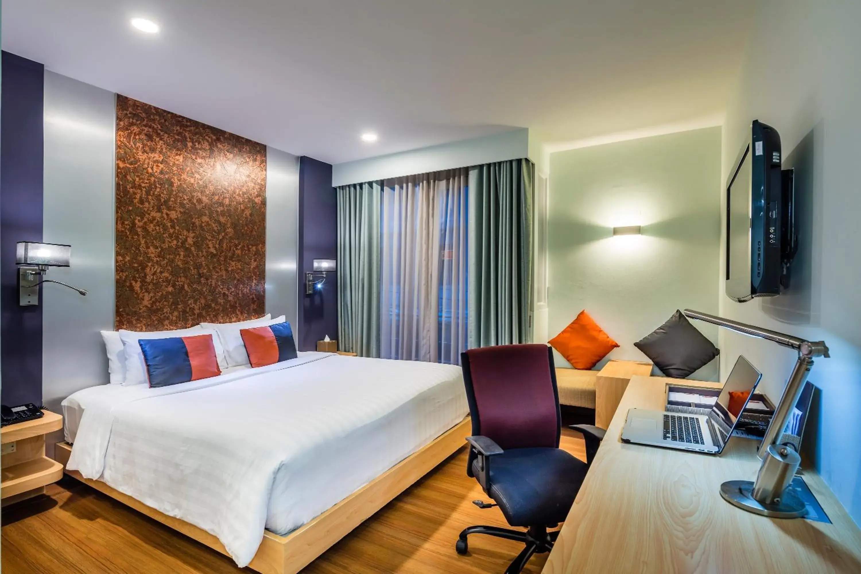 Bedroom in Hotel Solo, Sukhumvit 2, Bangkok - SHA Extra Plus