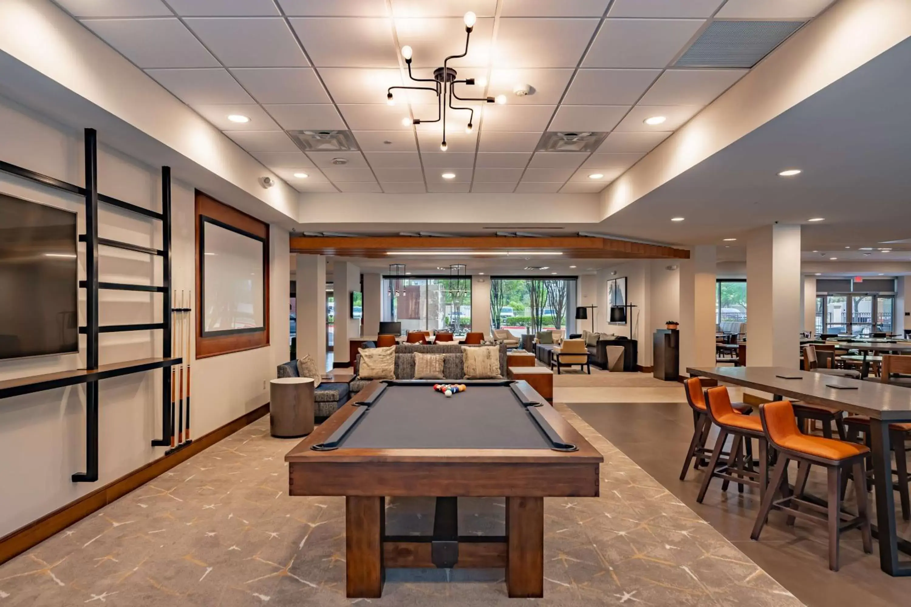 Lobby or reception, Billiards in DoubleTree by Hilton Dallas-Farmers Branch